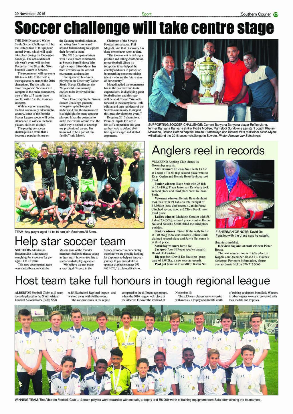 Southern Courier 29 November 2016 page 23
