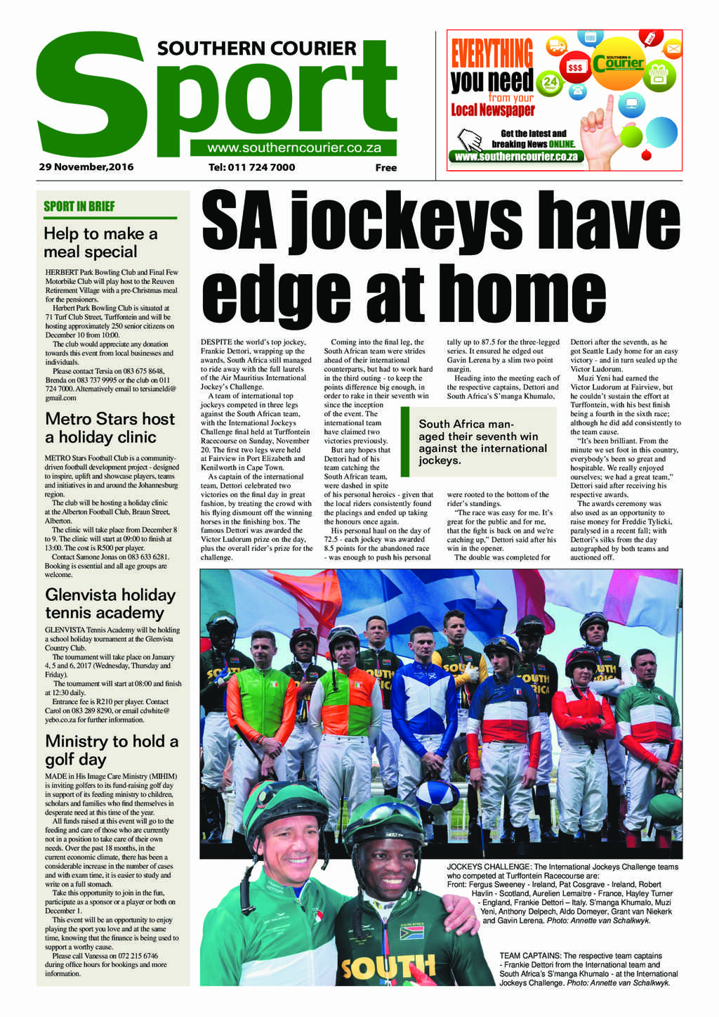Southern Courier 29 November 2016 page 24