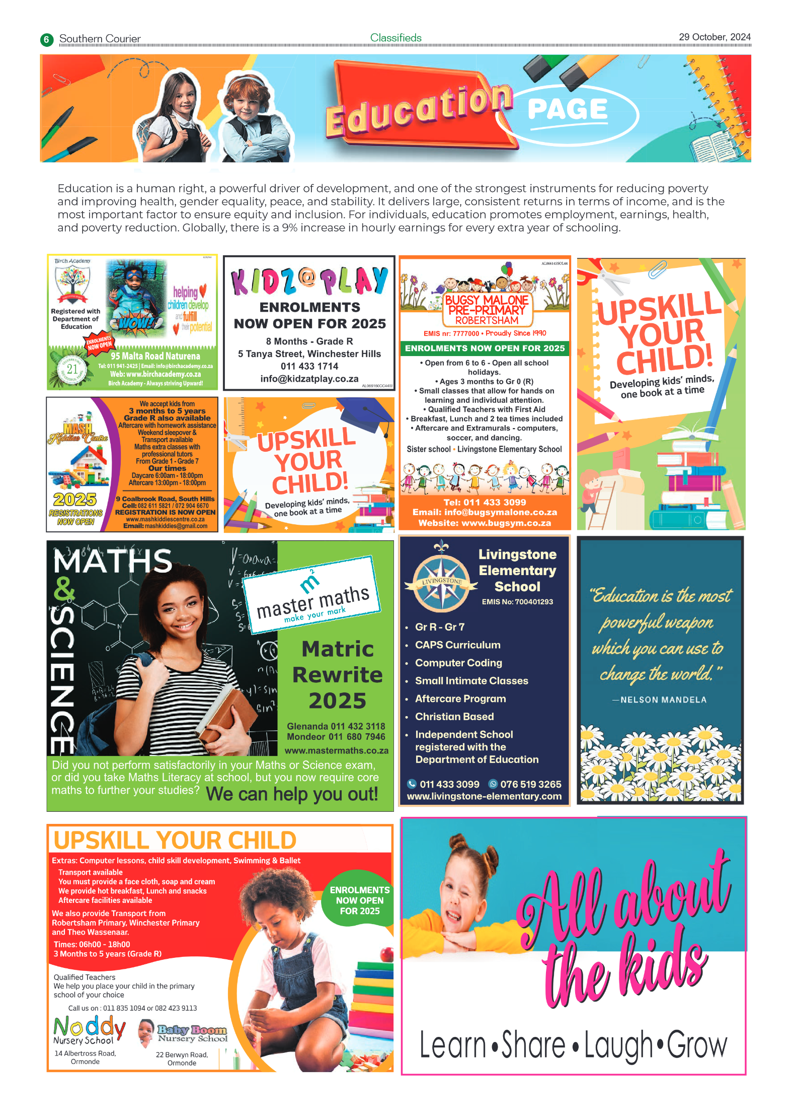 Southern Courier 29 October 2024 page 6