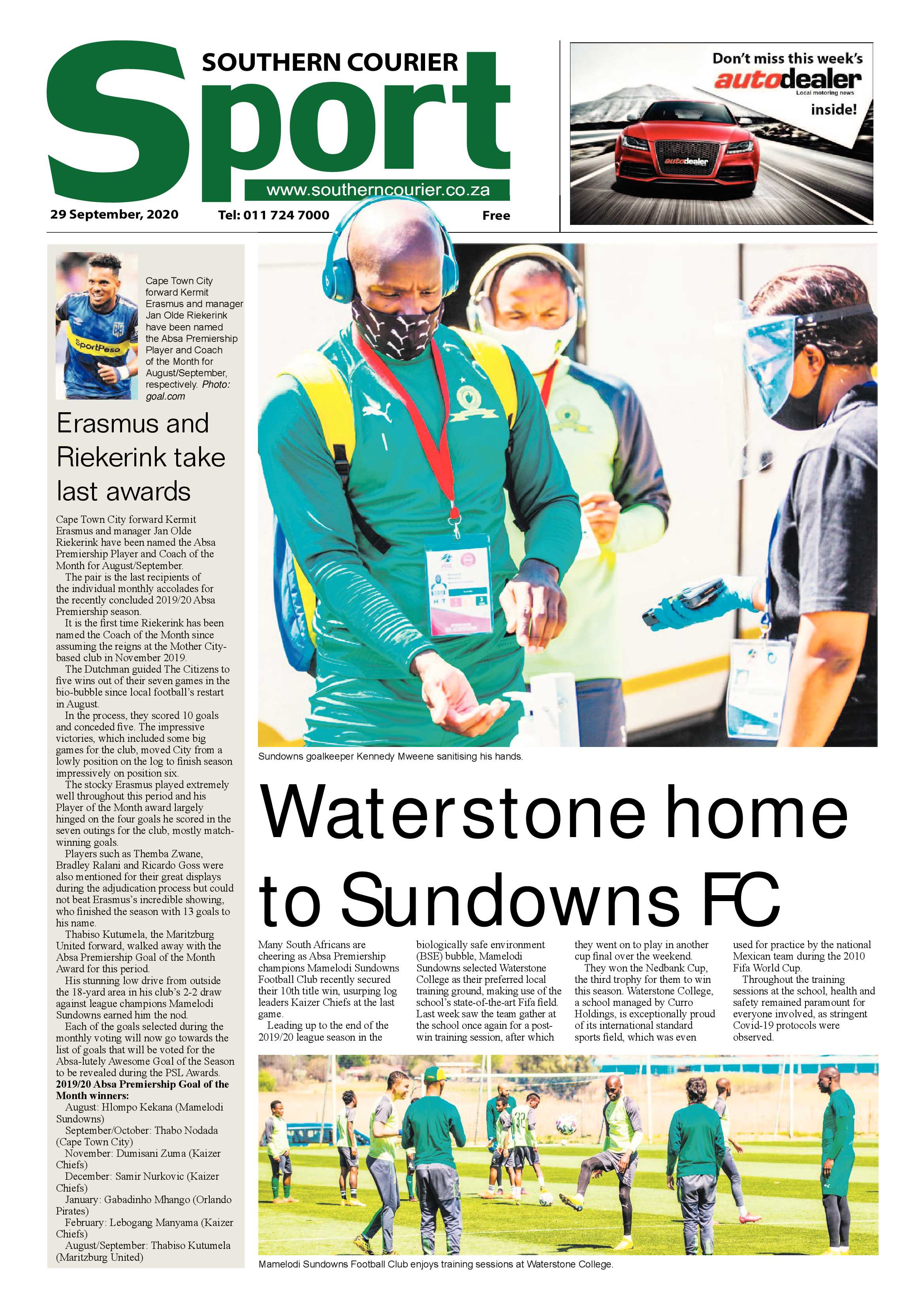 Southern Courier 29 September 2020 page 12