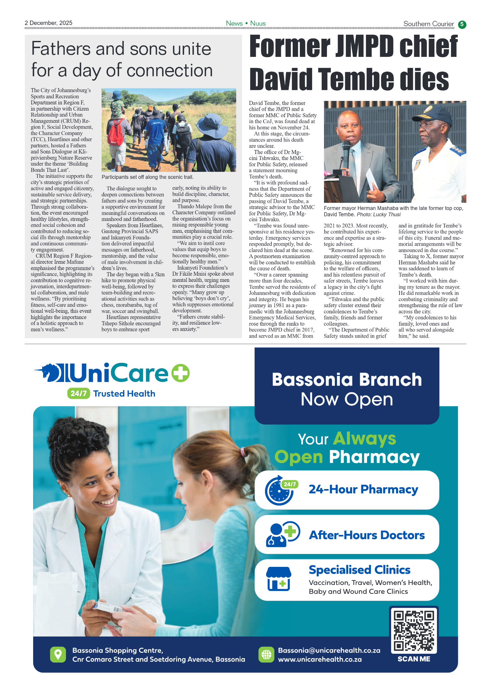 Southern Courier 2 December 2025 page 5