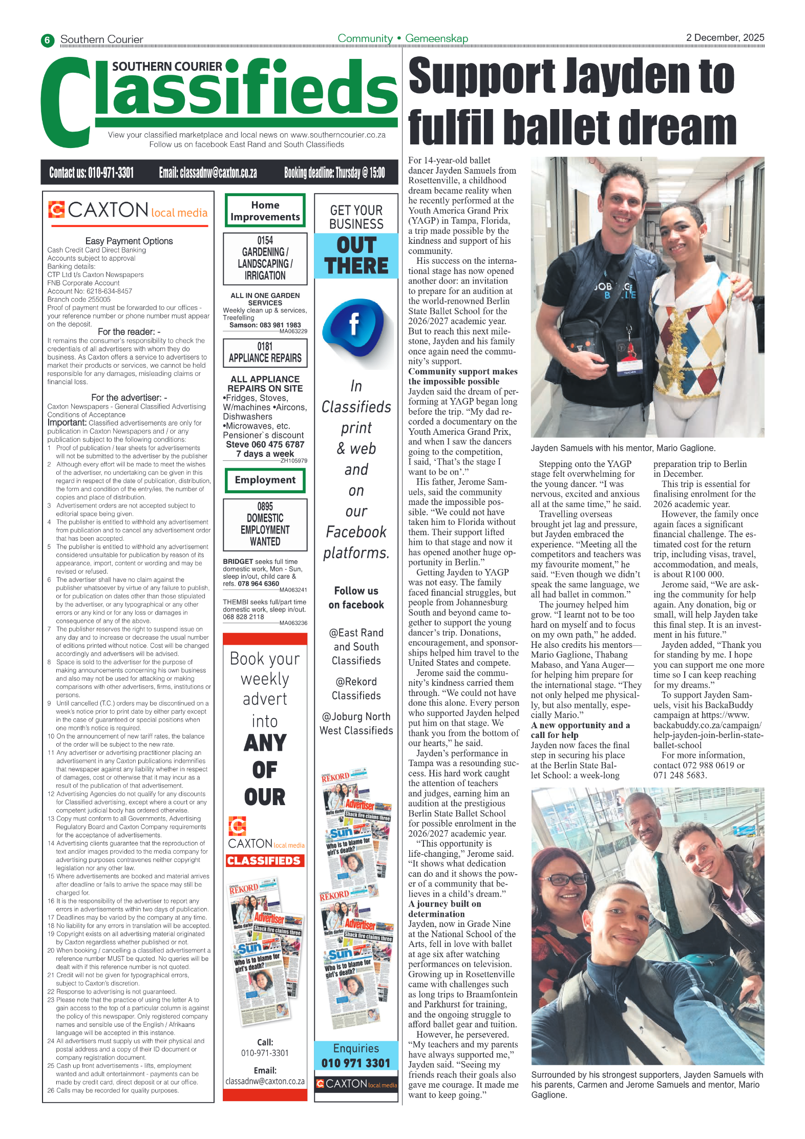 Southern Courier 2 December 2025 page 6