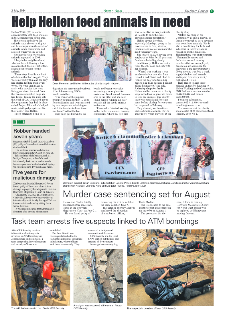 Southern Courier 2 July 2024 page 3