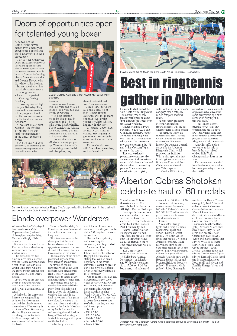 Southern Courier 2 May 2023 page 11