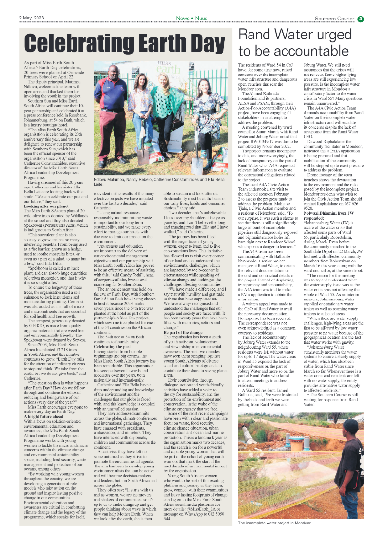 Southern Courier 2 May 2023 page 3