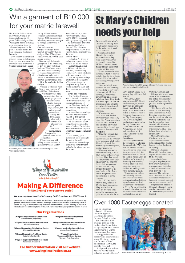 Southern Courier 2 May 2023 page 4