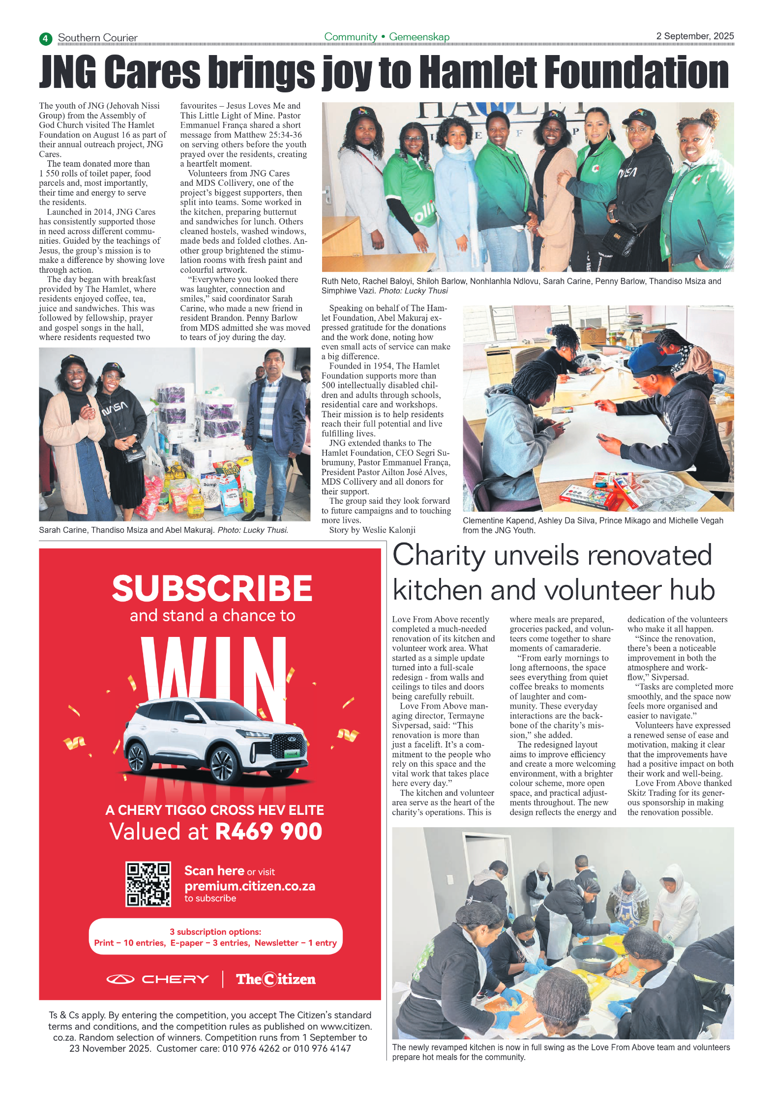 Southern Courier 2 September 2025 page 4