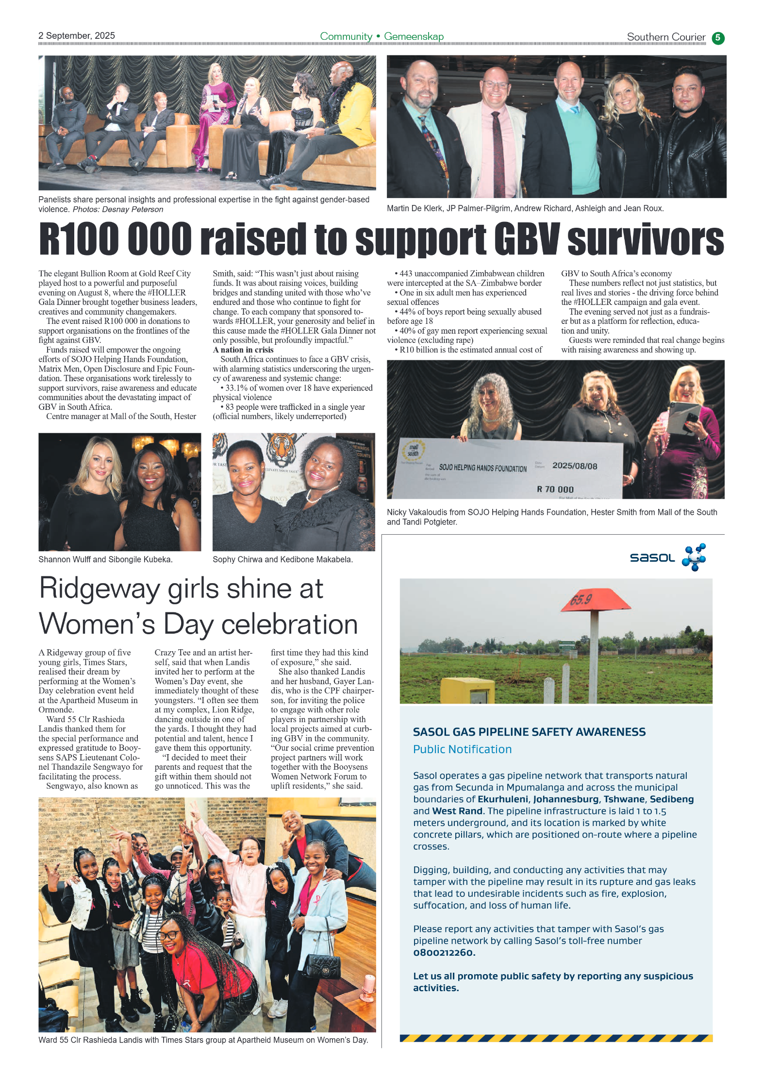 Southern Courier 2 September 2025 page 5