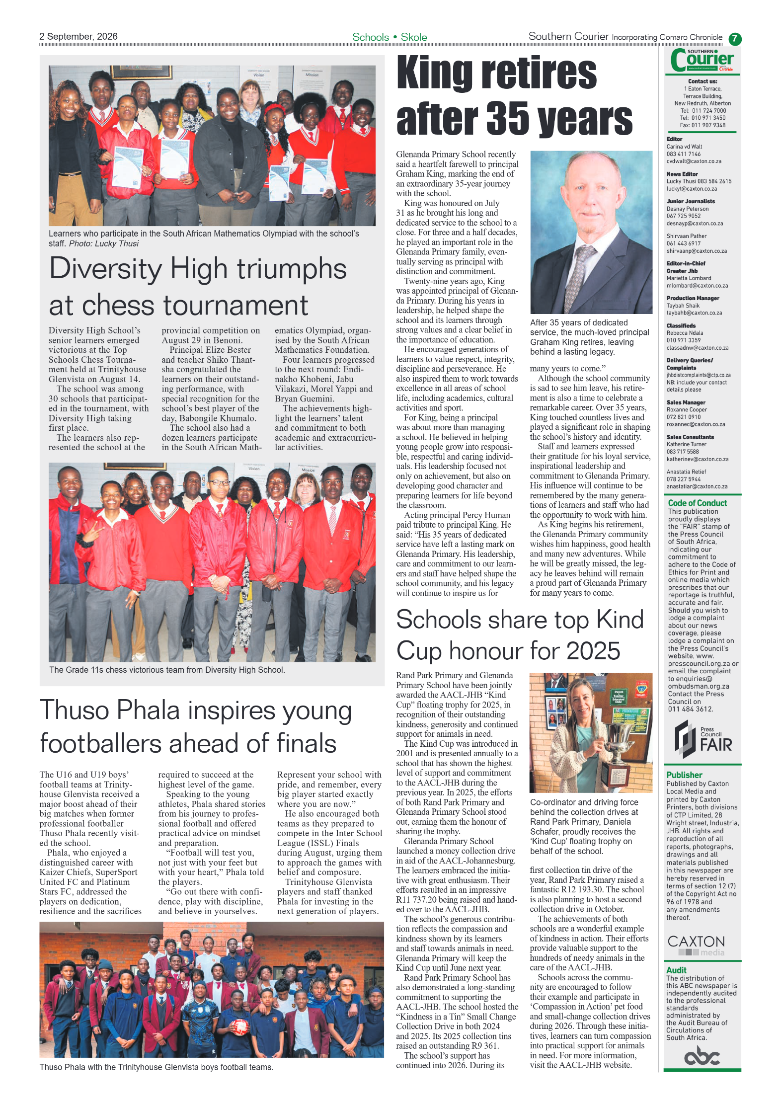 Southern Courier 2 September 2026 page 7