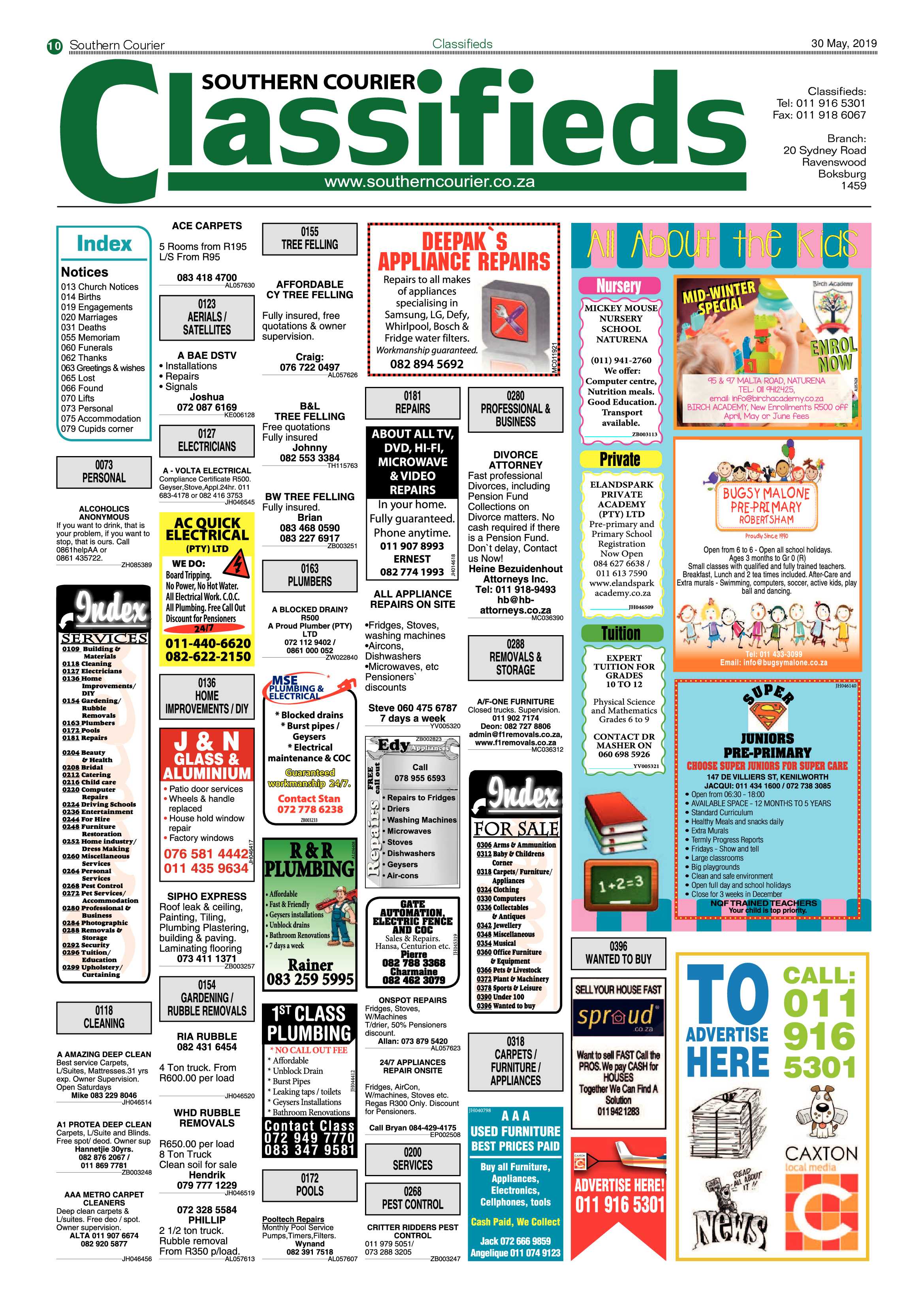 Southern Courier 30 April 2019 page 10
