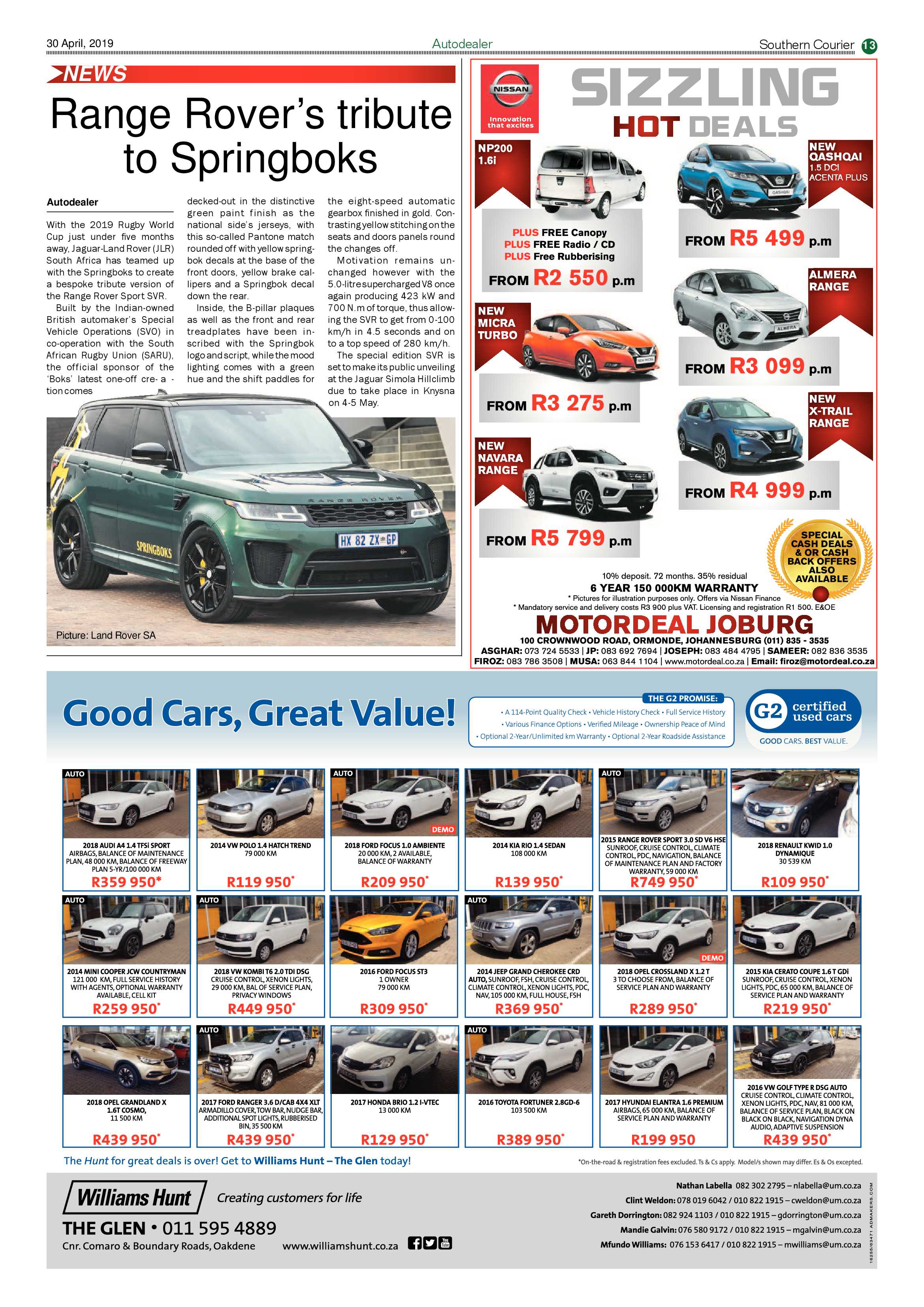 Southern Courier 30 April 2019 page 13