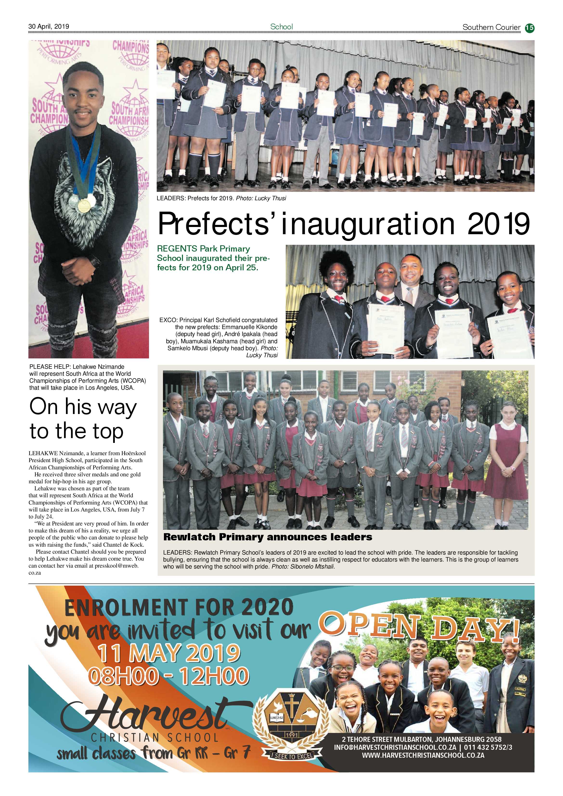Southern Courier 30 April 2019 page 15