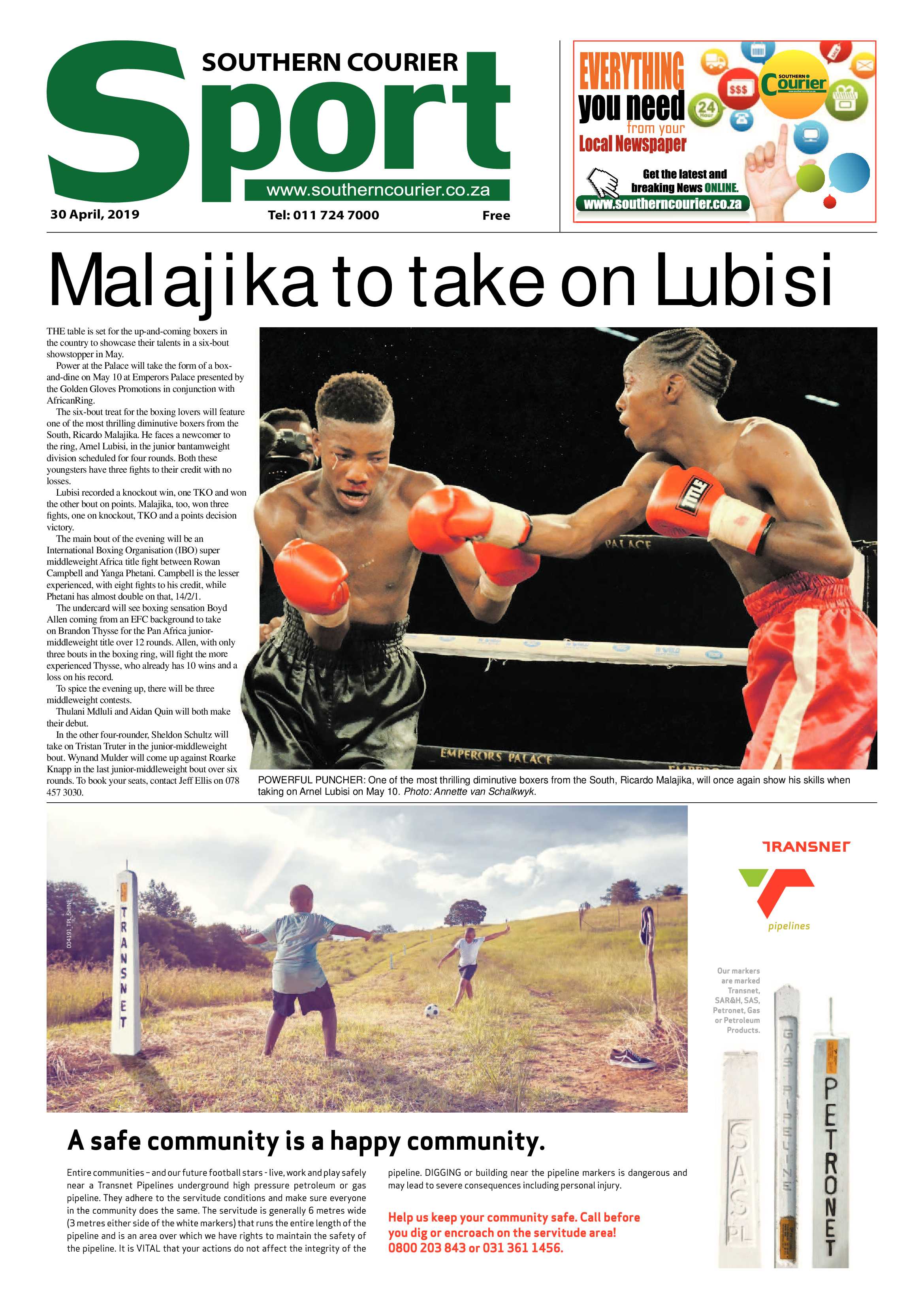 Southern Courier 30 April 2019 page 16