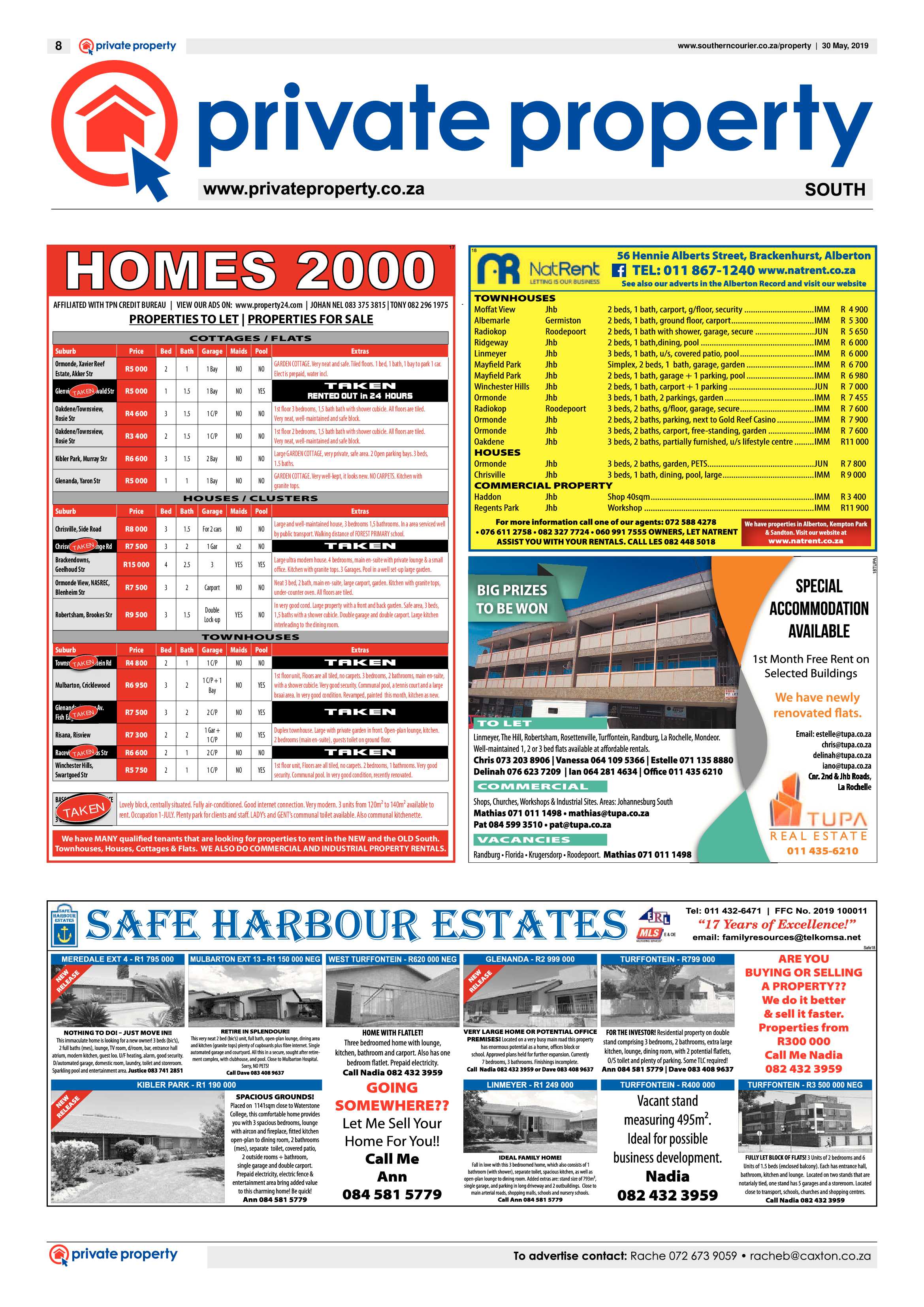 Southern Courier 30 April 2019 page 8