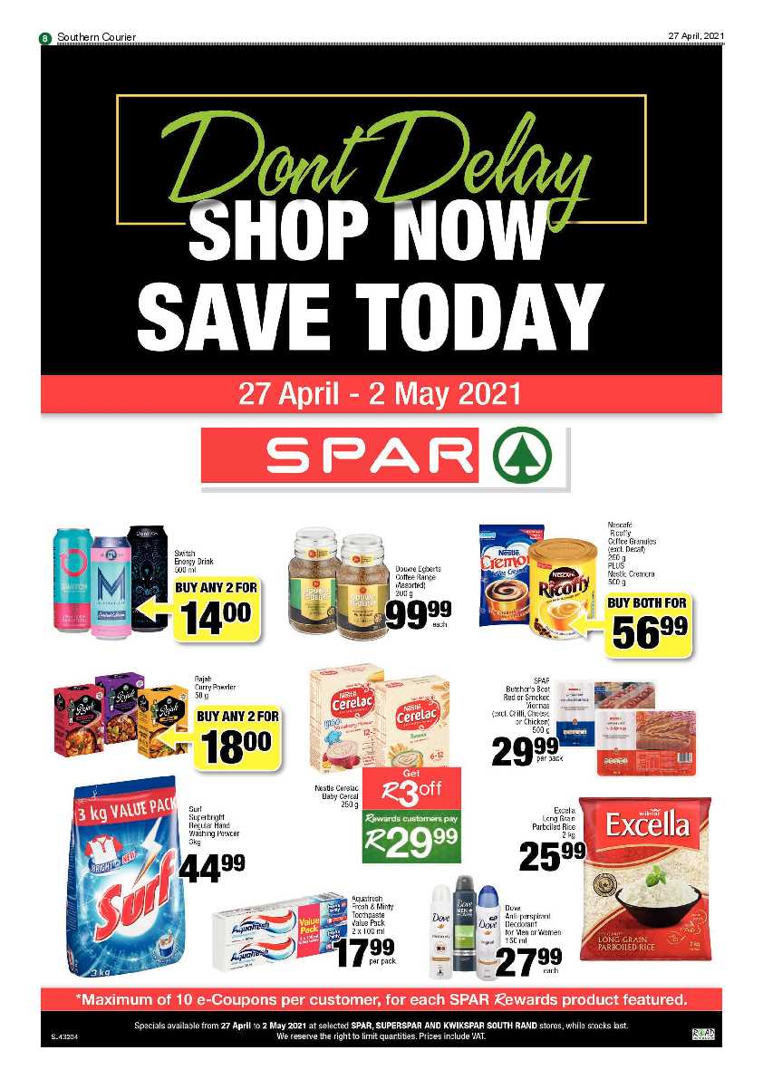 Southern Courier 30 April 2021 page 8