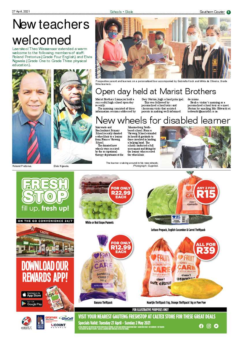 Southern Courier 30 April 2021 page 9