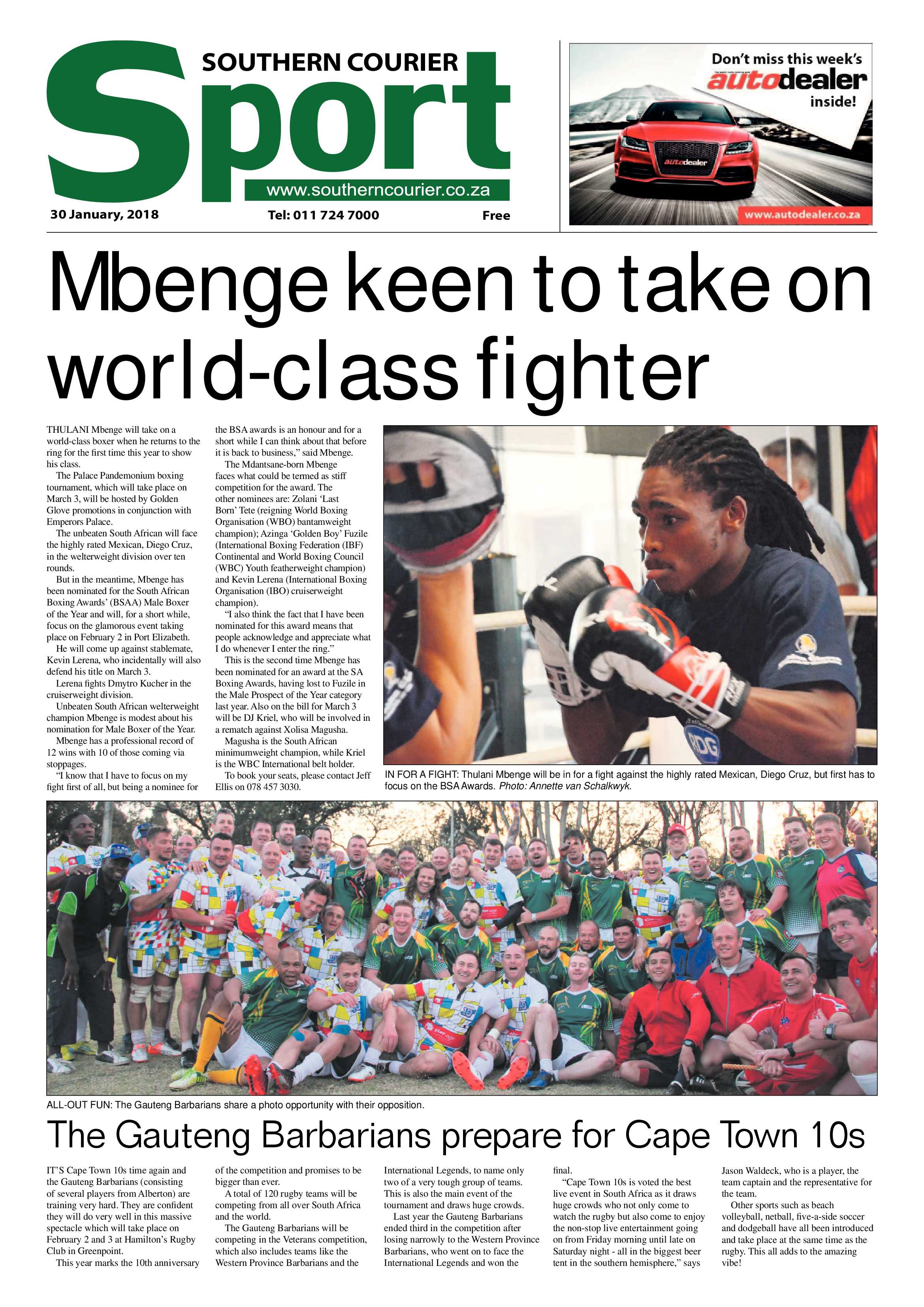 Southern Courier 30 January 2018 page 16