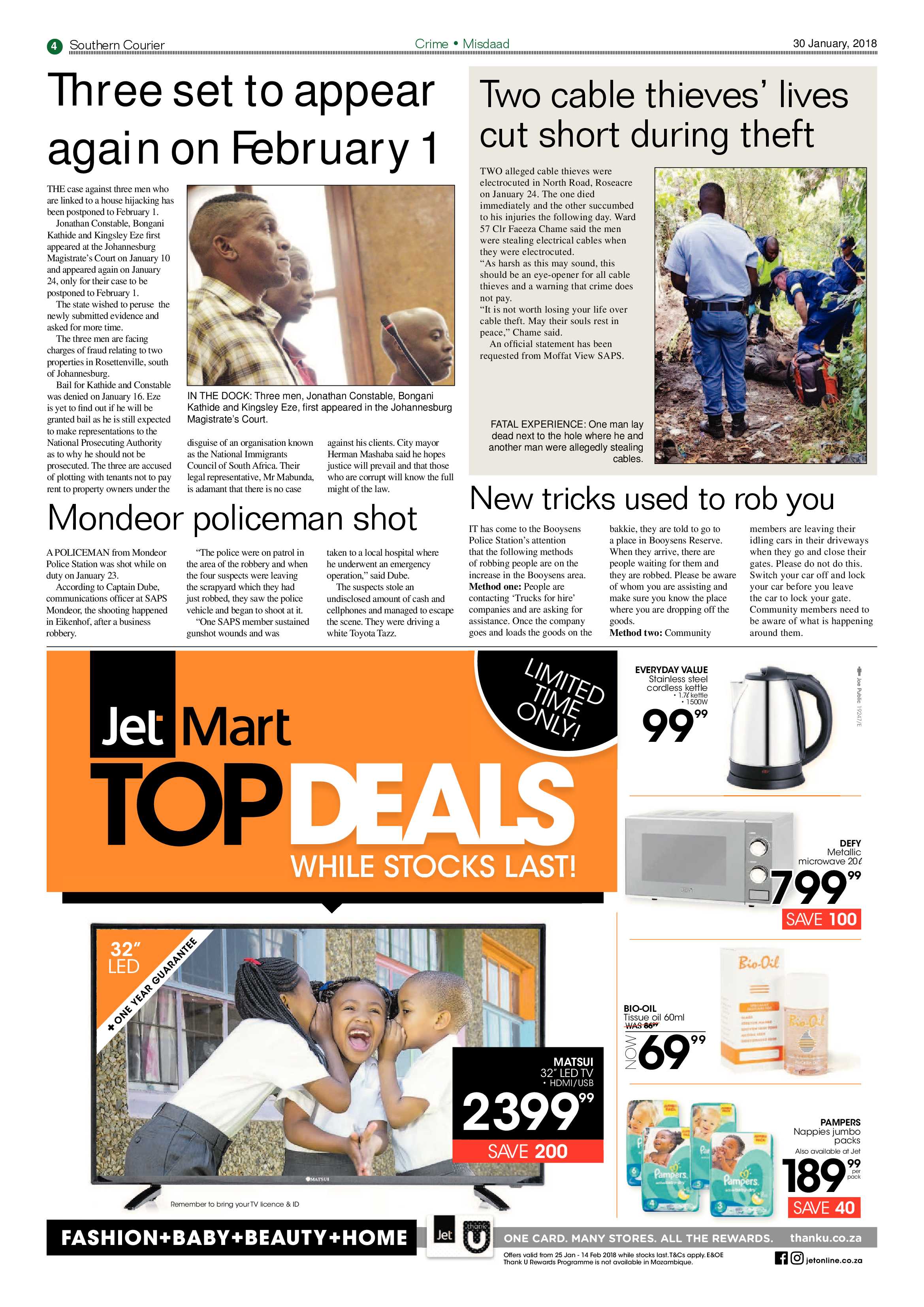 Southern Courier 30 January 2018 page 4