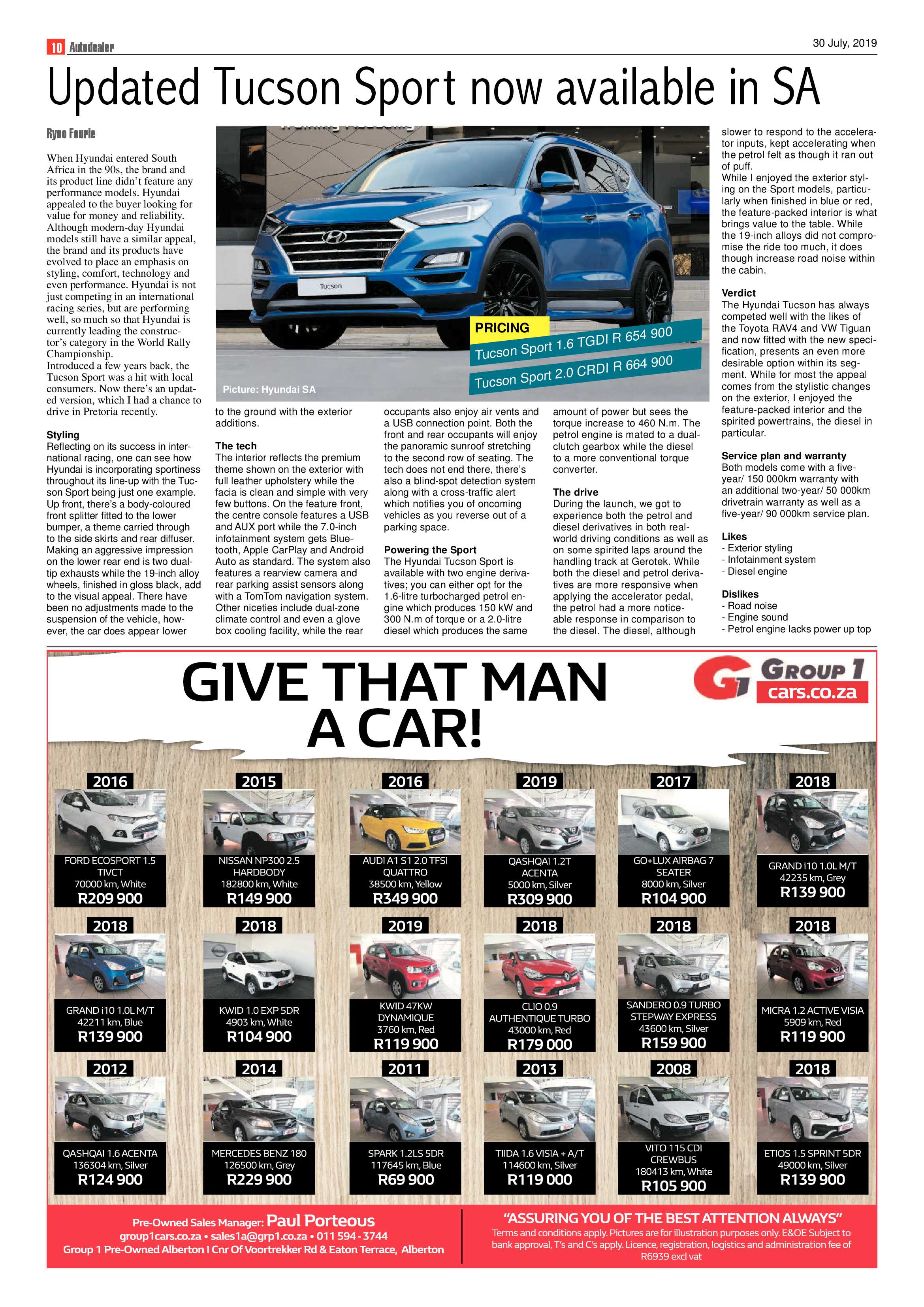 Southern Courier 30 July 2019 page 10