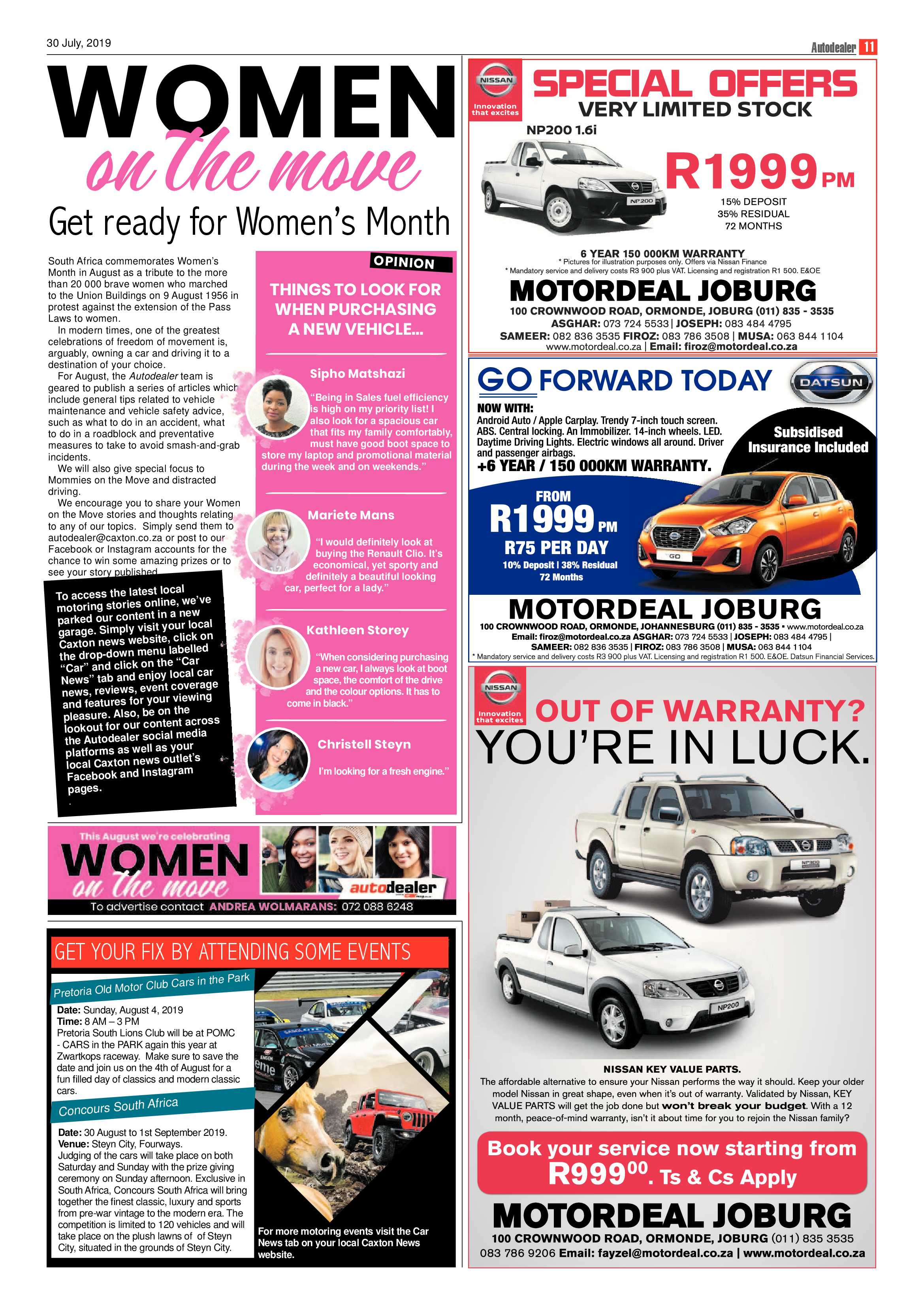 Southern Courier 30 July 2019 page 11