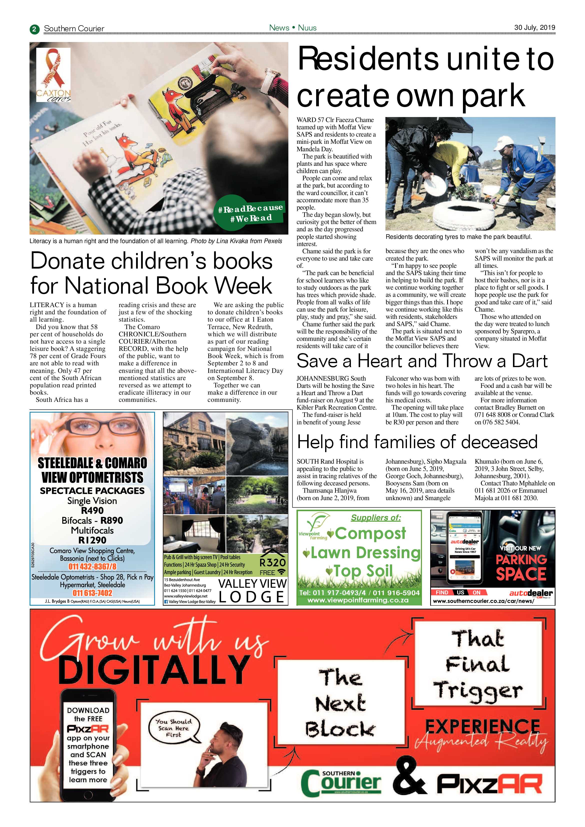 Southern Courier 30 July 2019 page 2