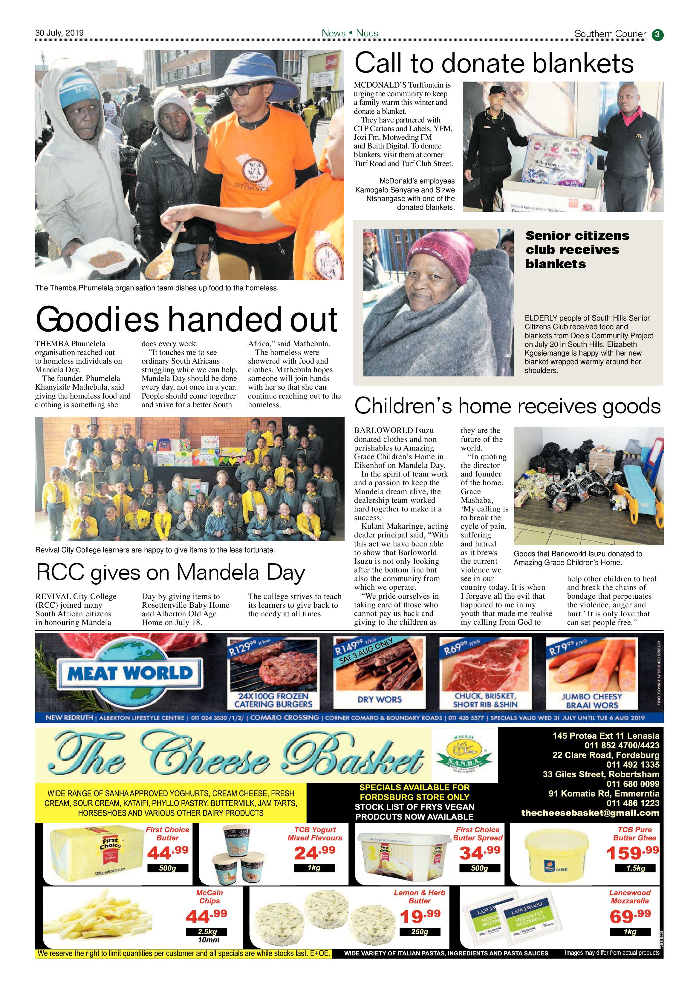 Southern Courier 30 July 2019 page 3