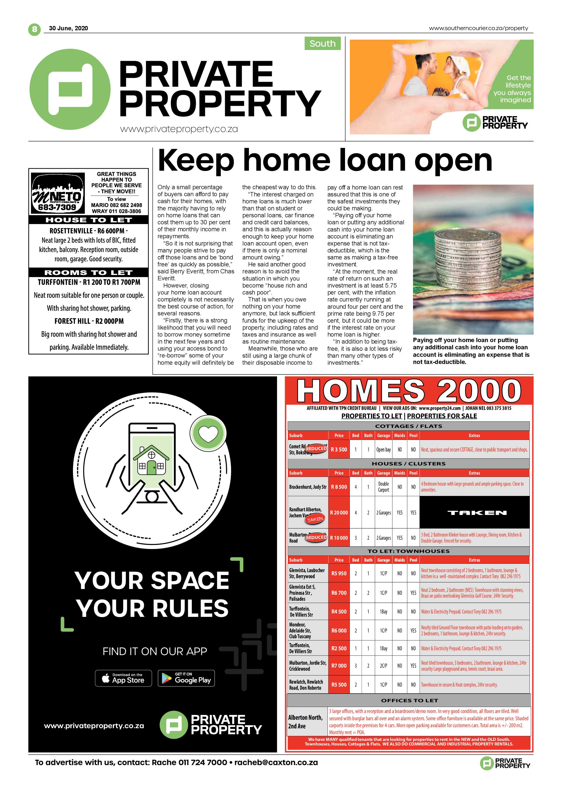 Southern Courier 30 June 2020 page 8