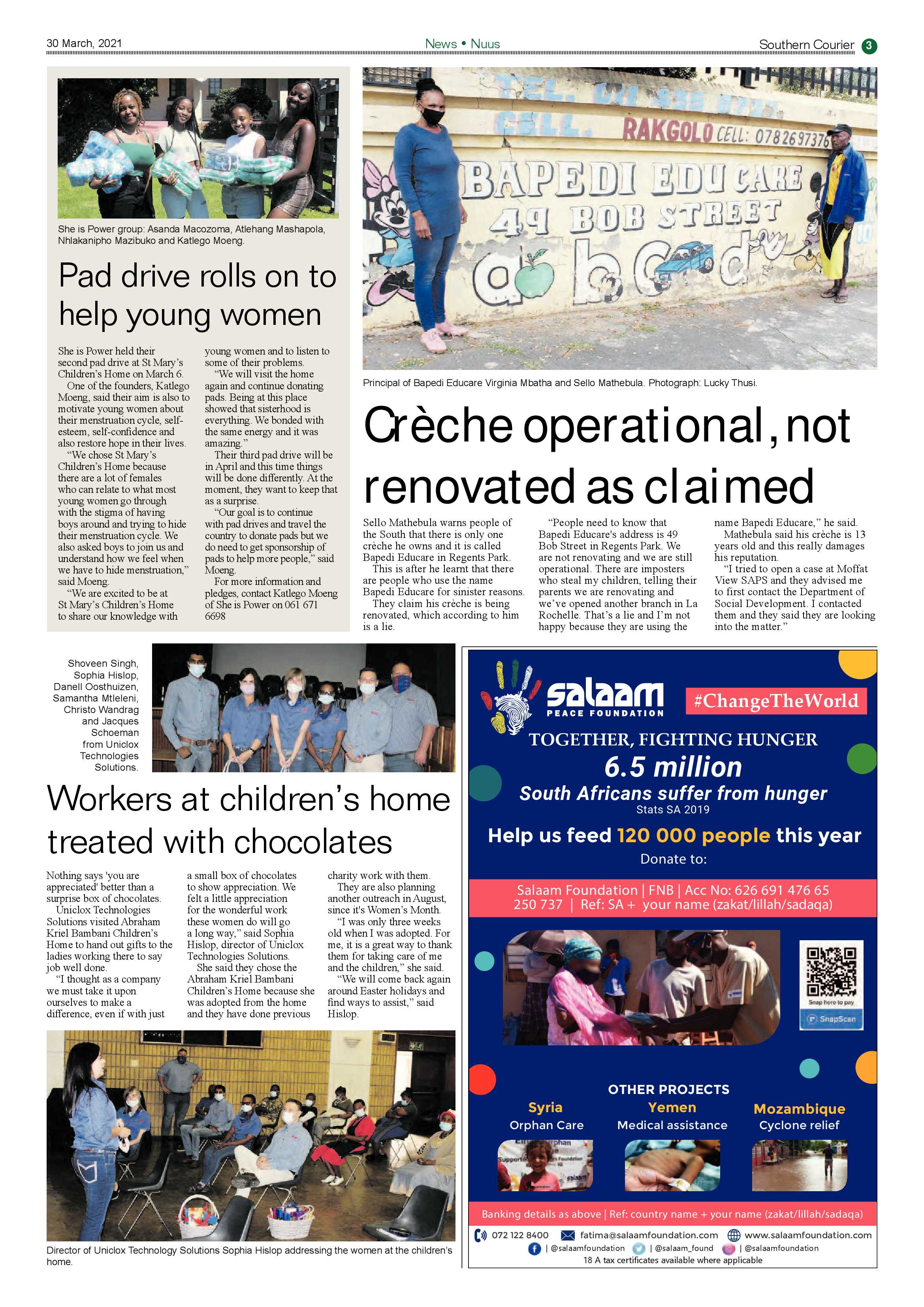 Southern Courier 30 March 2021 page 3