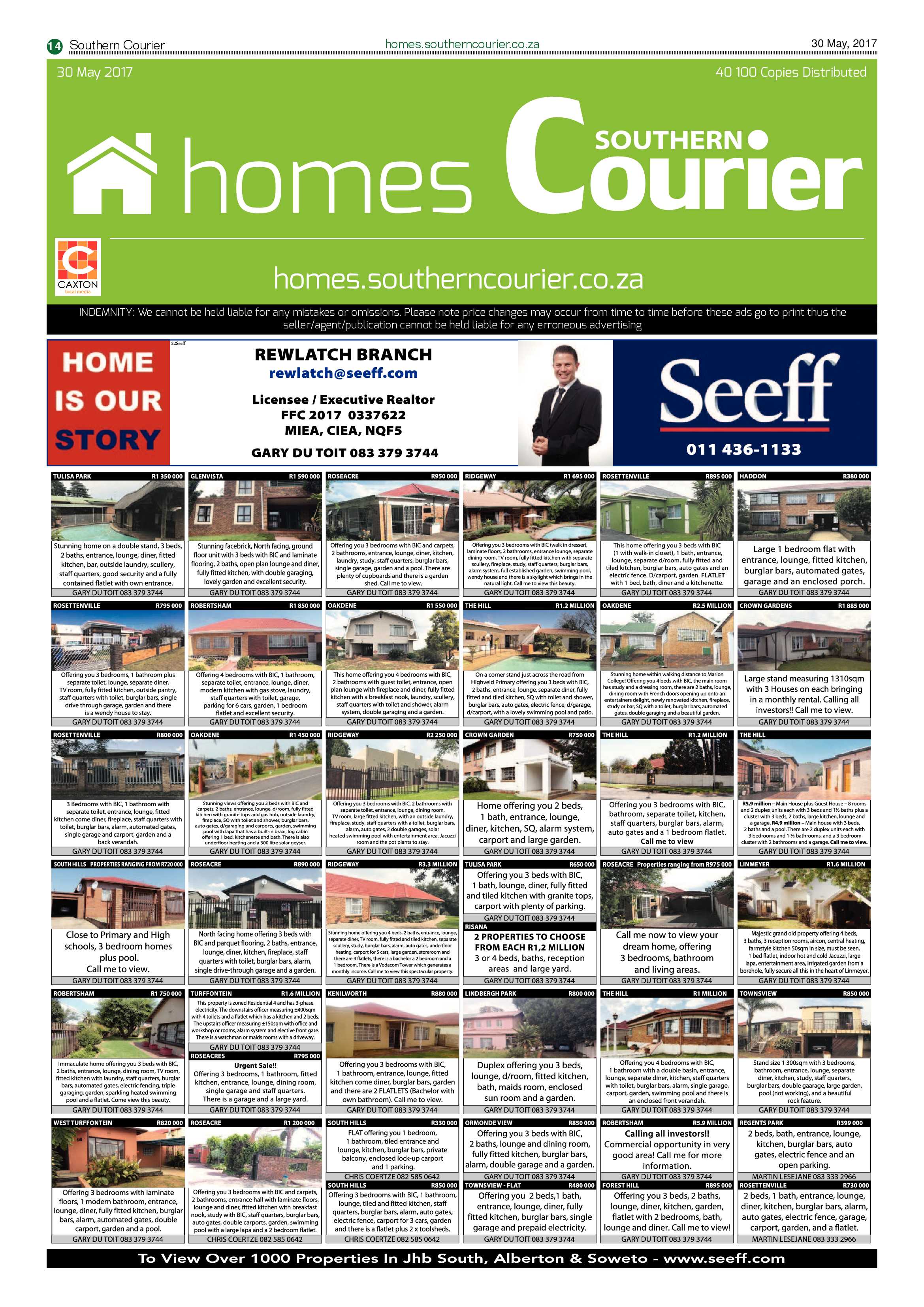 Southern Courier 30 May 2017 page 14