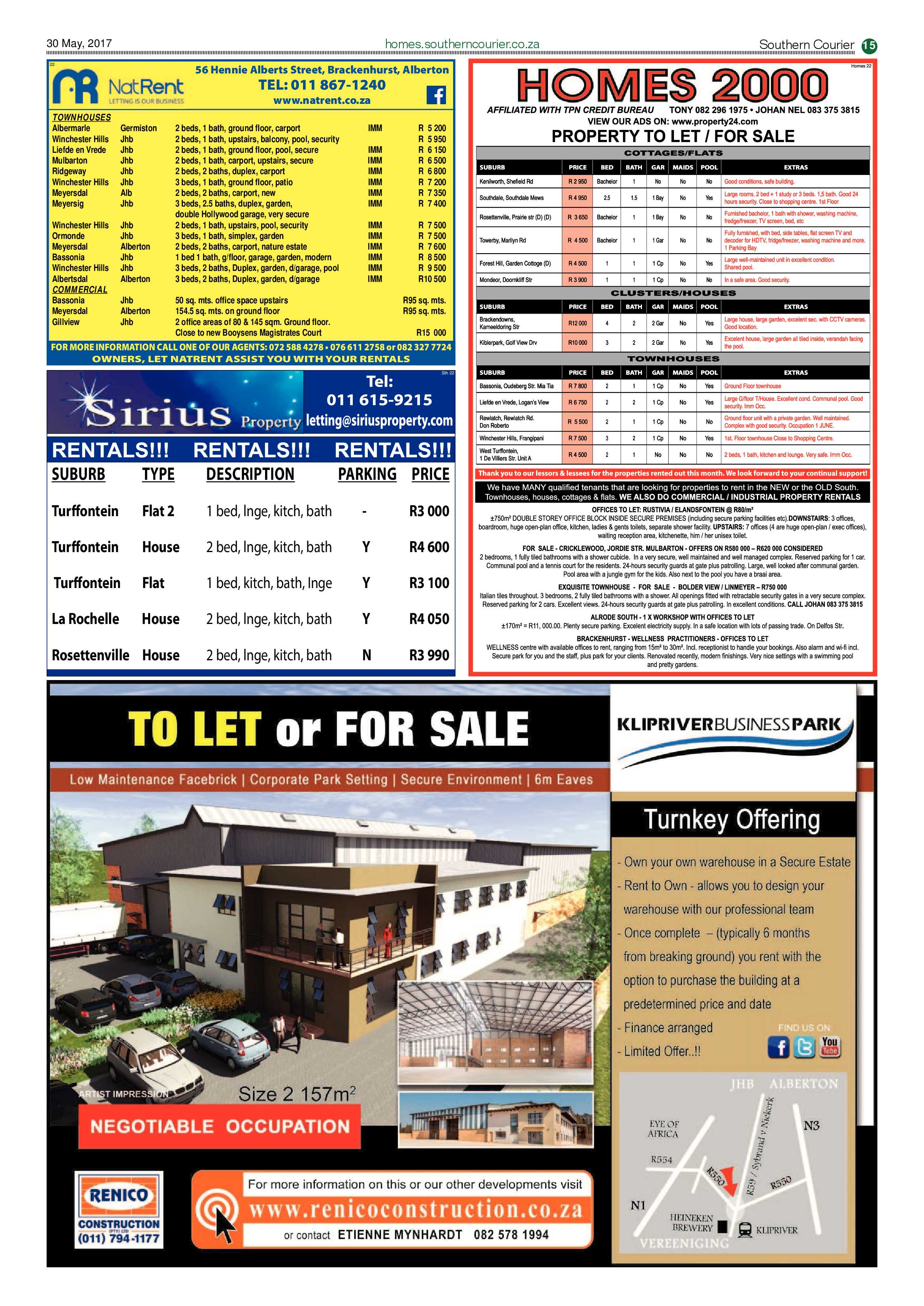 Southern Courier 30 May 2017 page 15