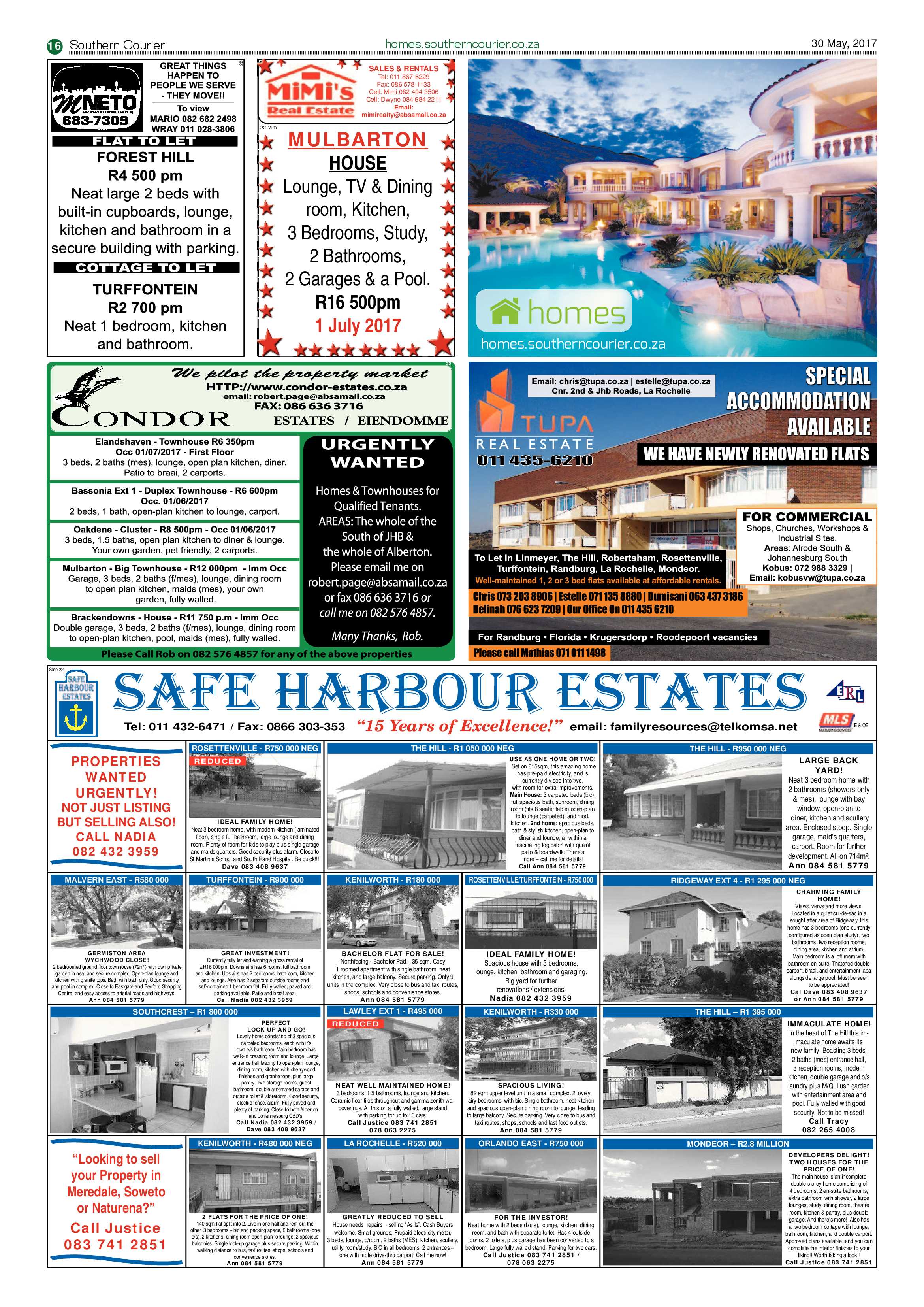 Southern Courier 30 May 2017 page 16