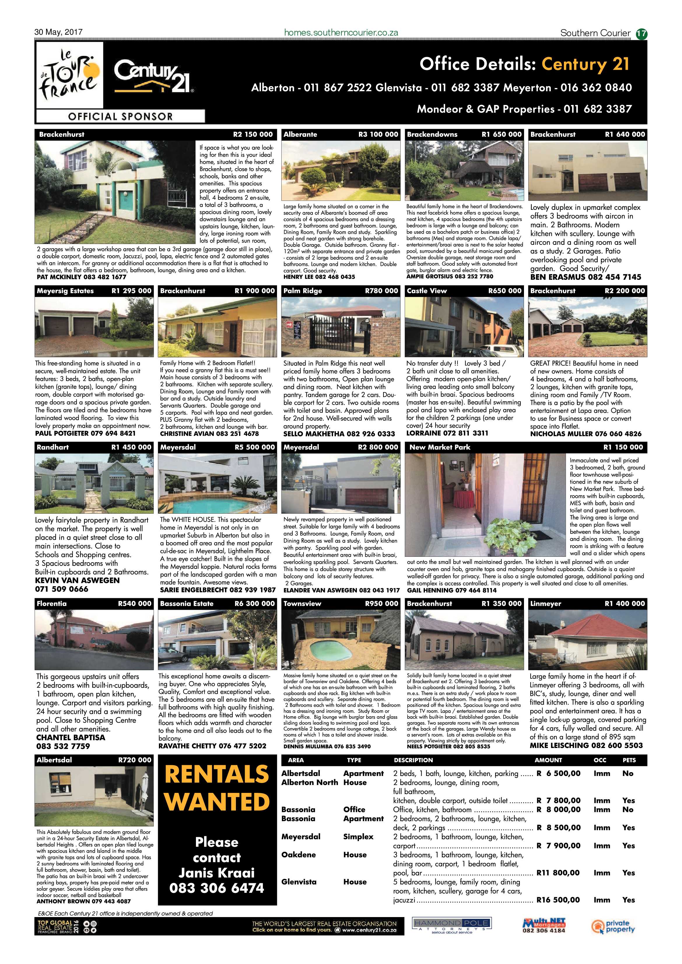 Southern Courier 30 May 2017 page 17