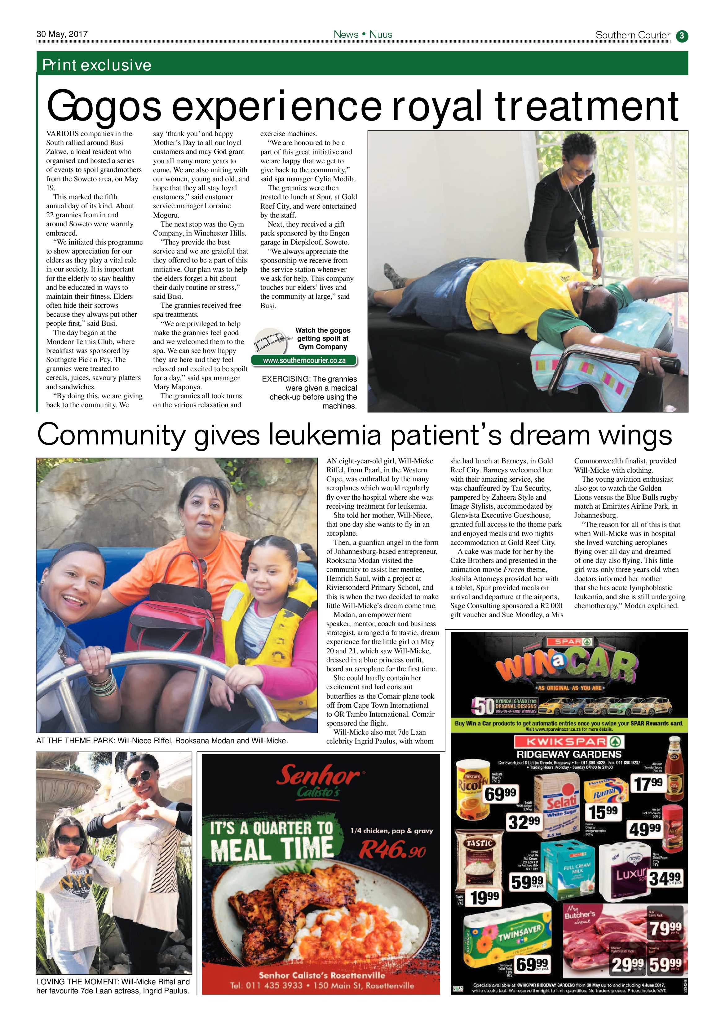 Southern Courier 30 May 2017 page 3