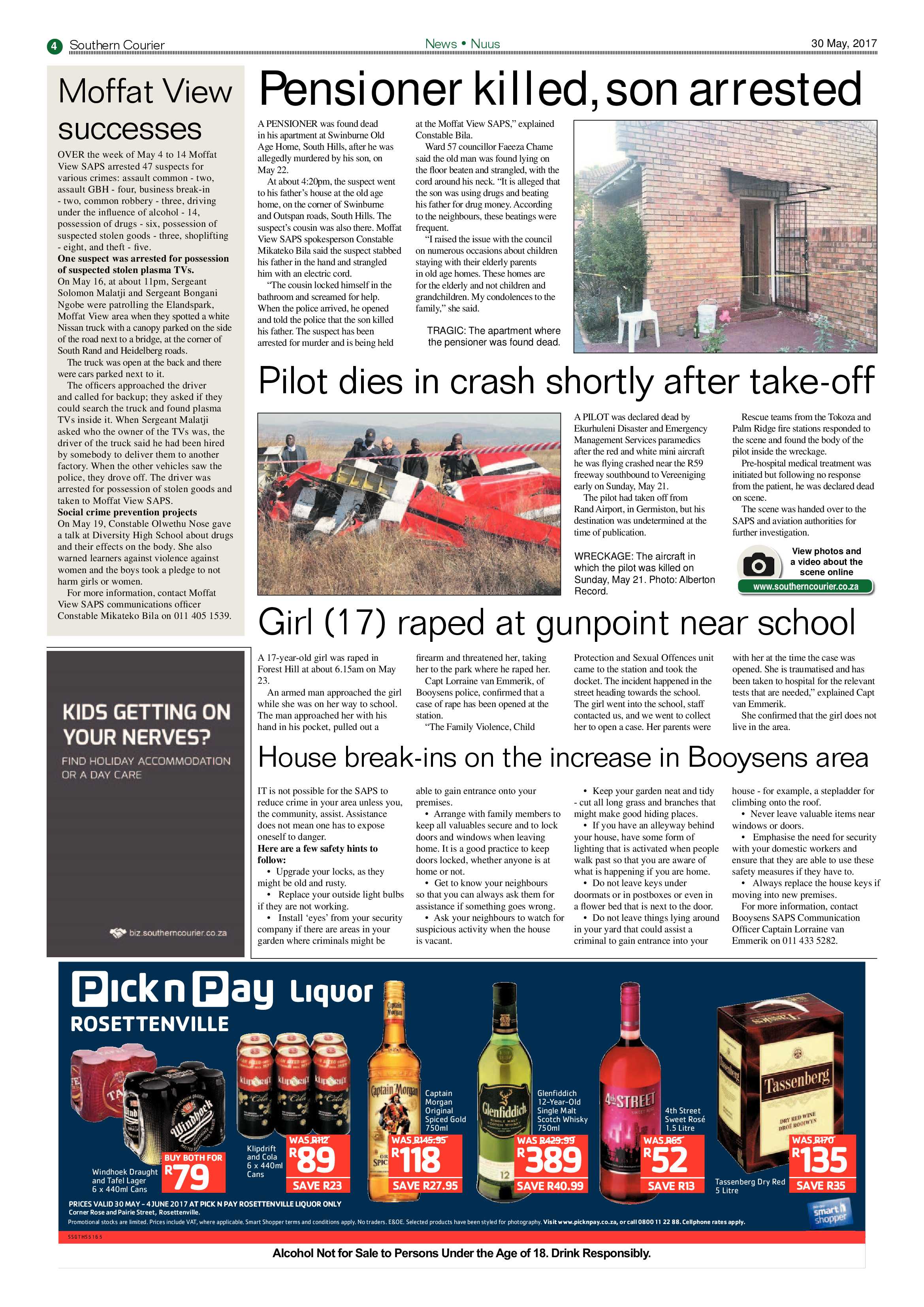 Southern Courier 30 May 2017 page 4