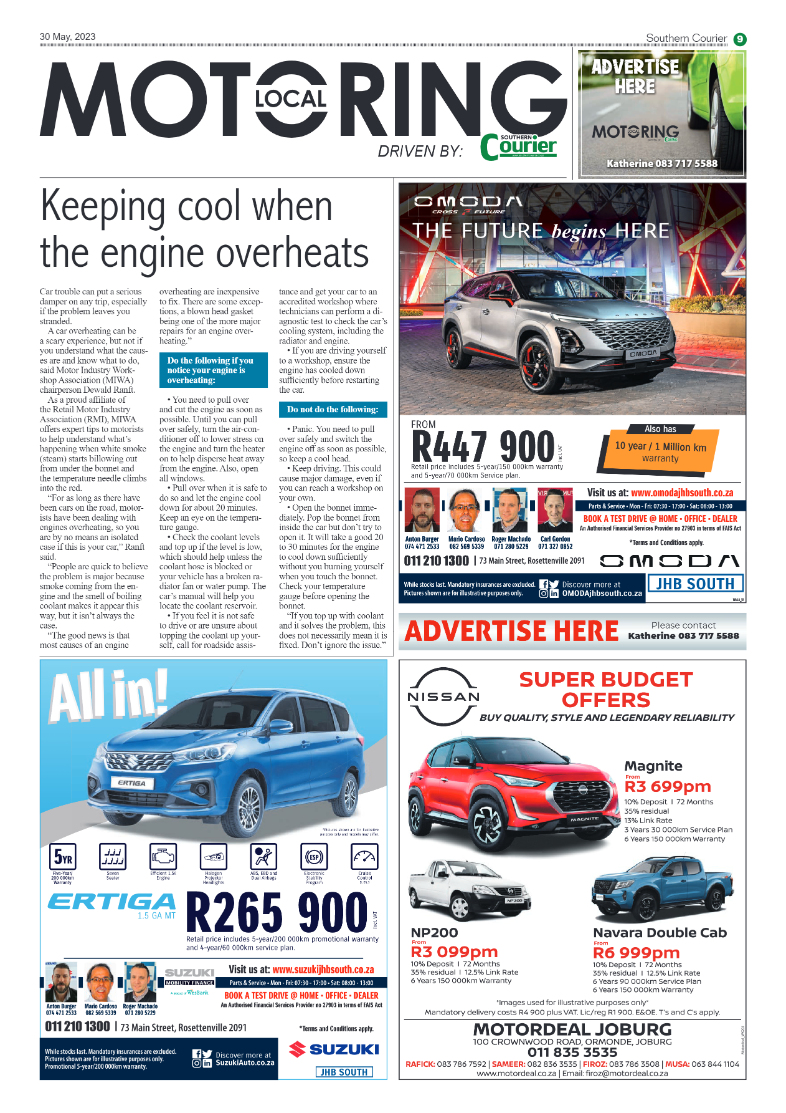 Southern Courier 30 May 2023 page 9