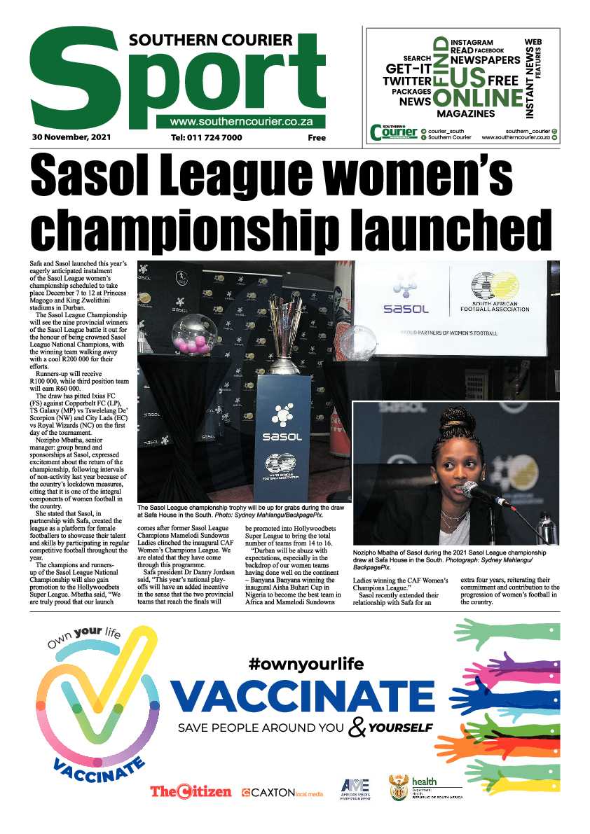 Southern Courier 30 November 2021 page 12