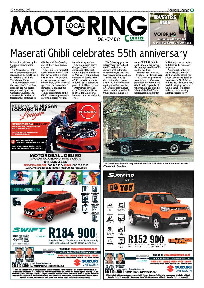 Southern Courier 30 November 2021 page 8