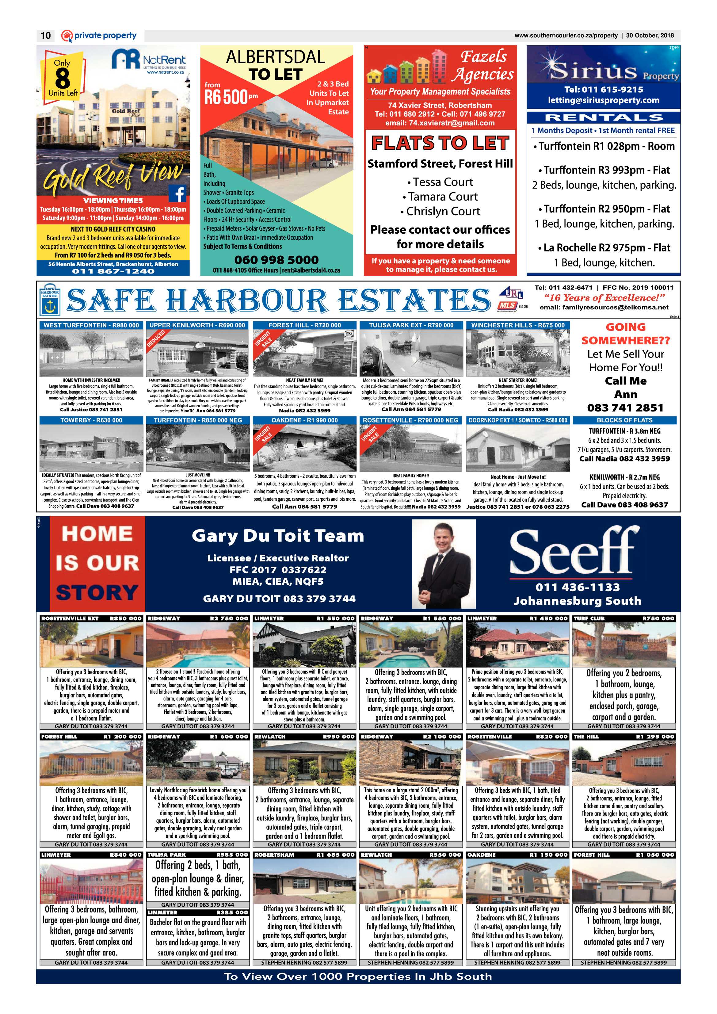 Southern Courier 30 October 2018 page 10