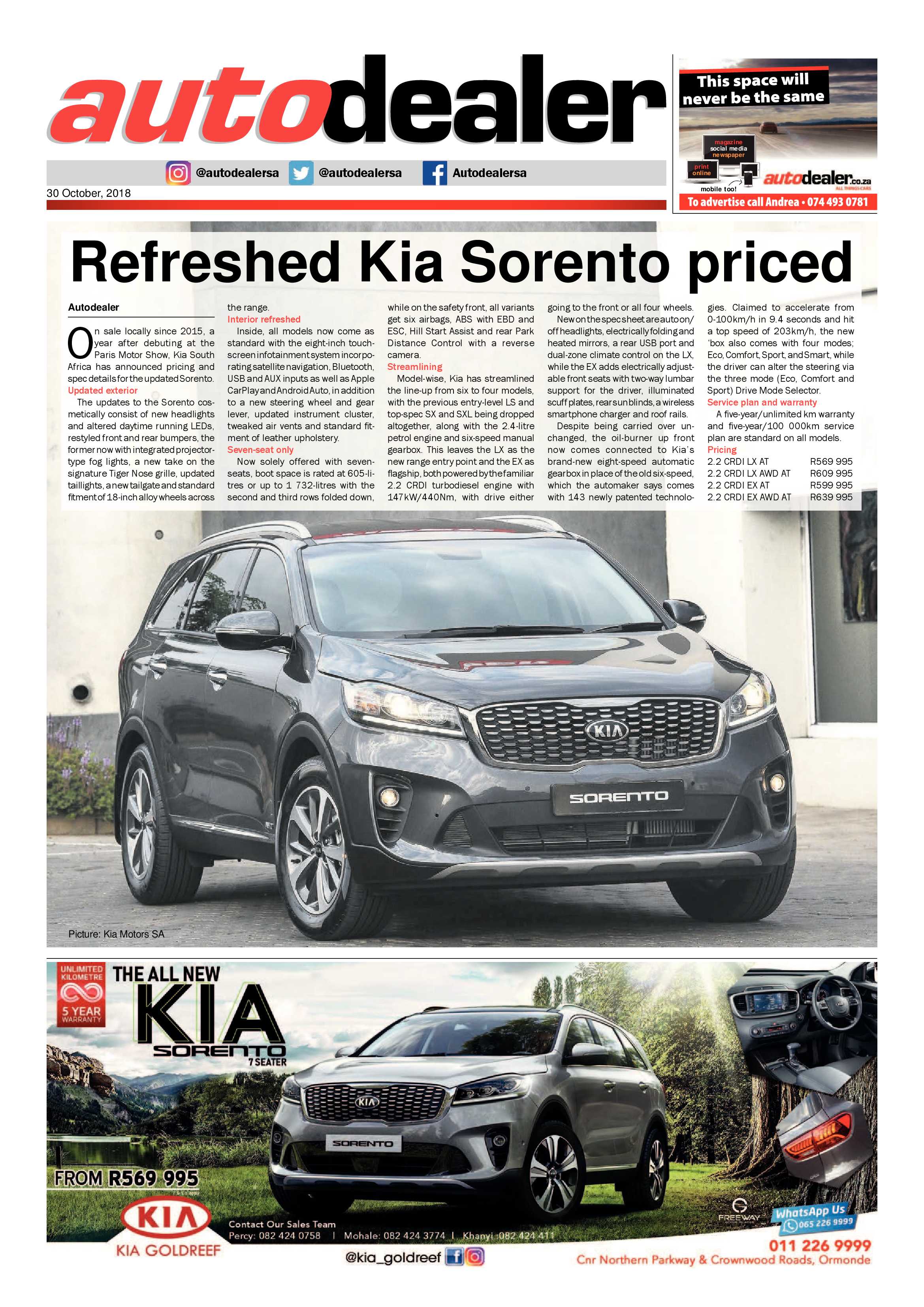 Southern Courier 30 October 2018 page 15
