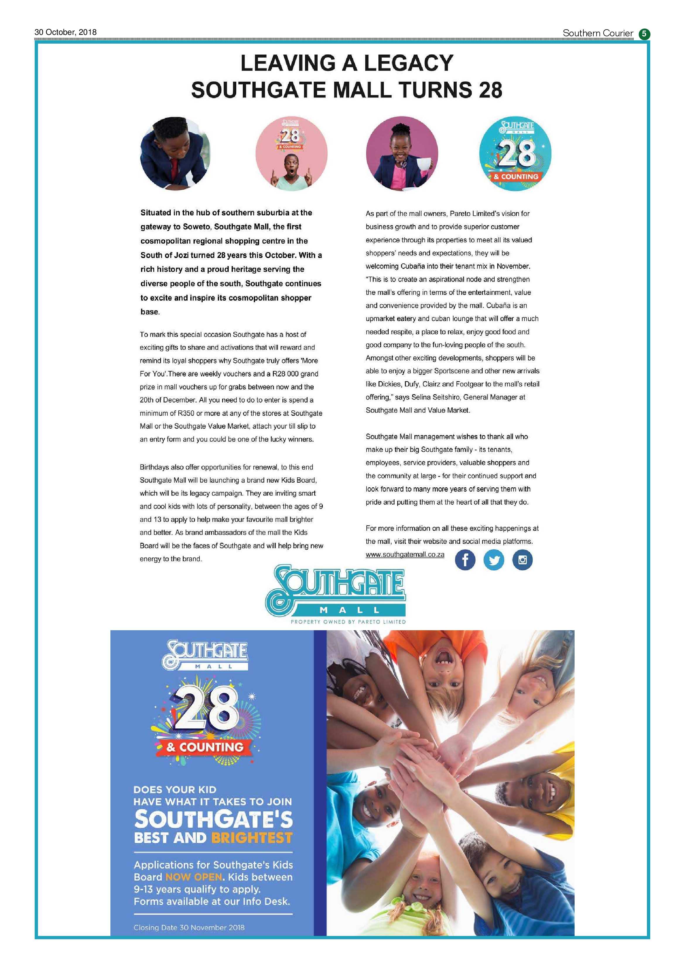 Southern Courier 30 October 2018 page 5