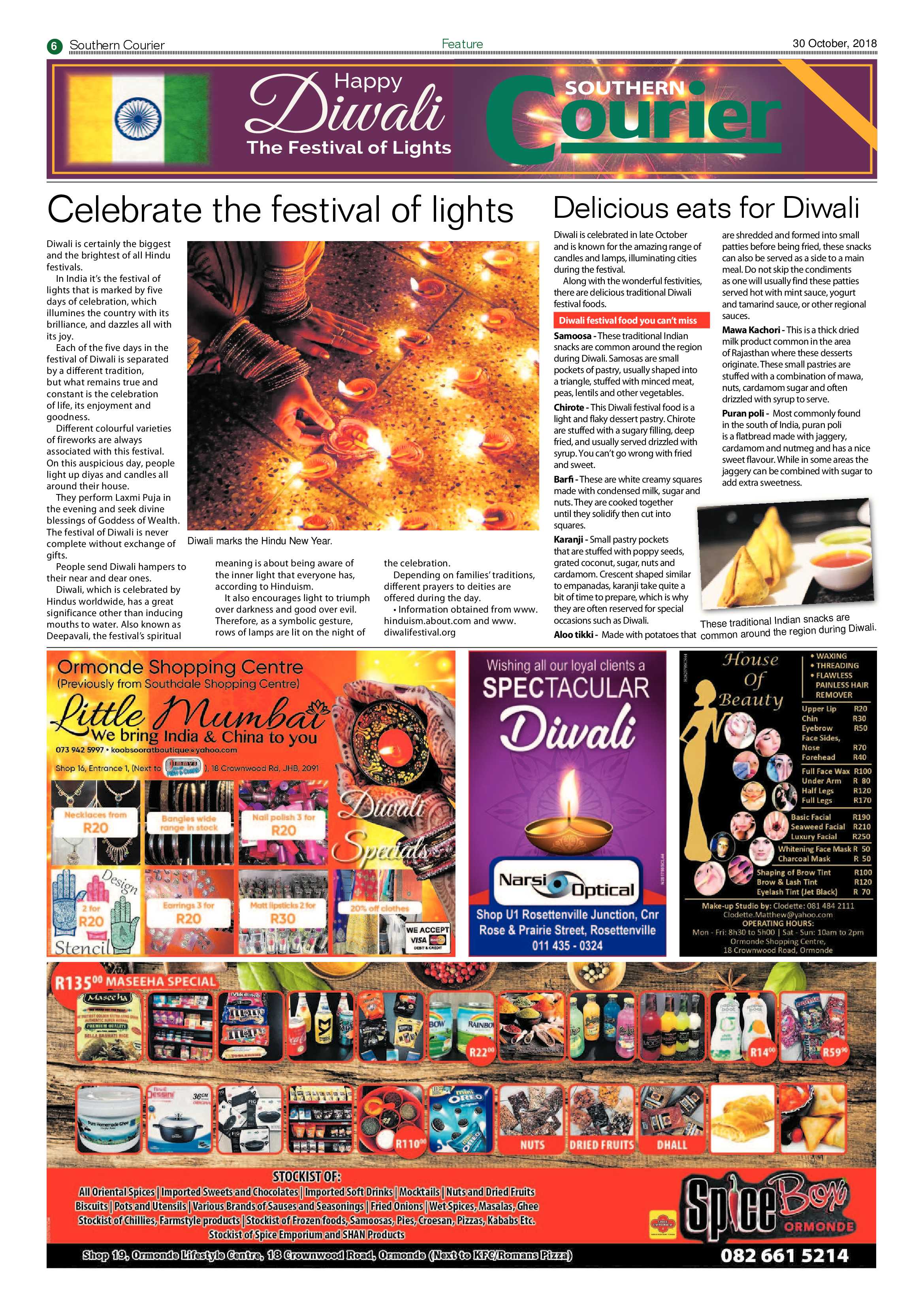 Southern Courier 30 October 2018 page 6
