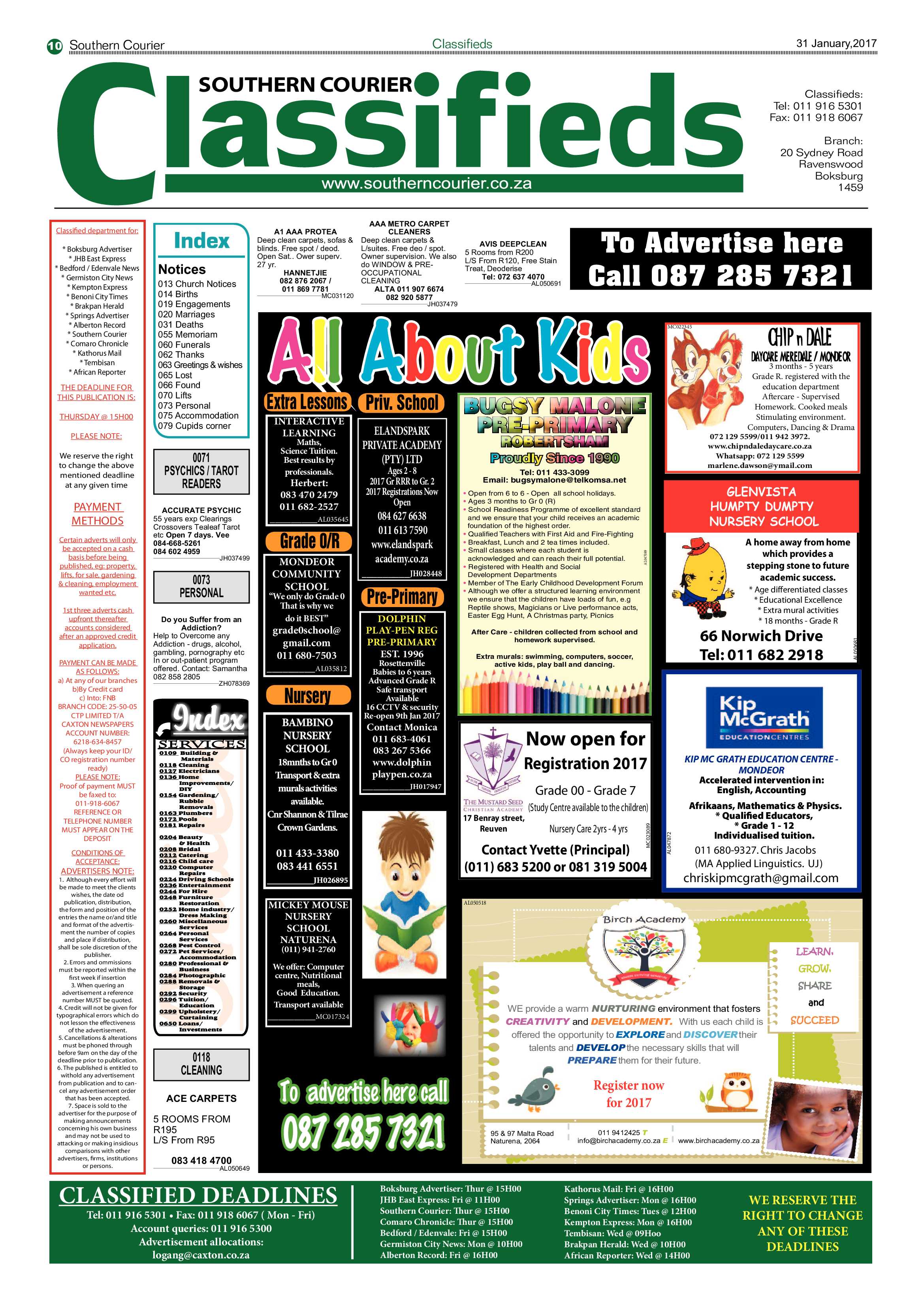 Southern Courier 31 January 2017 page 10
