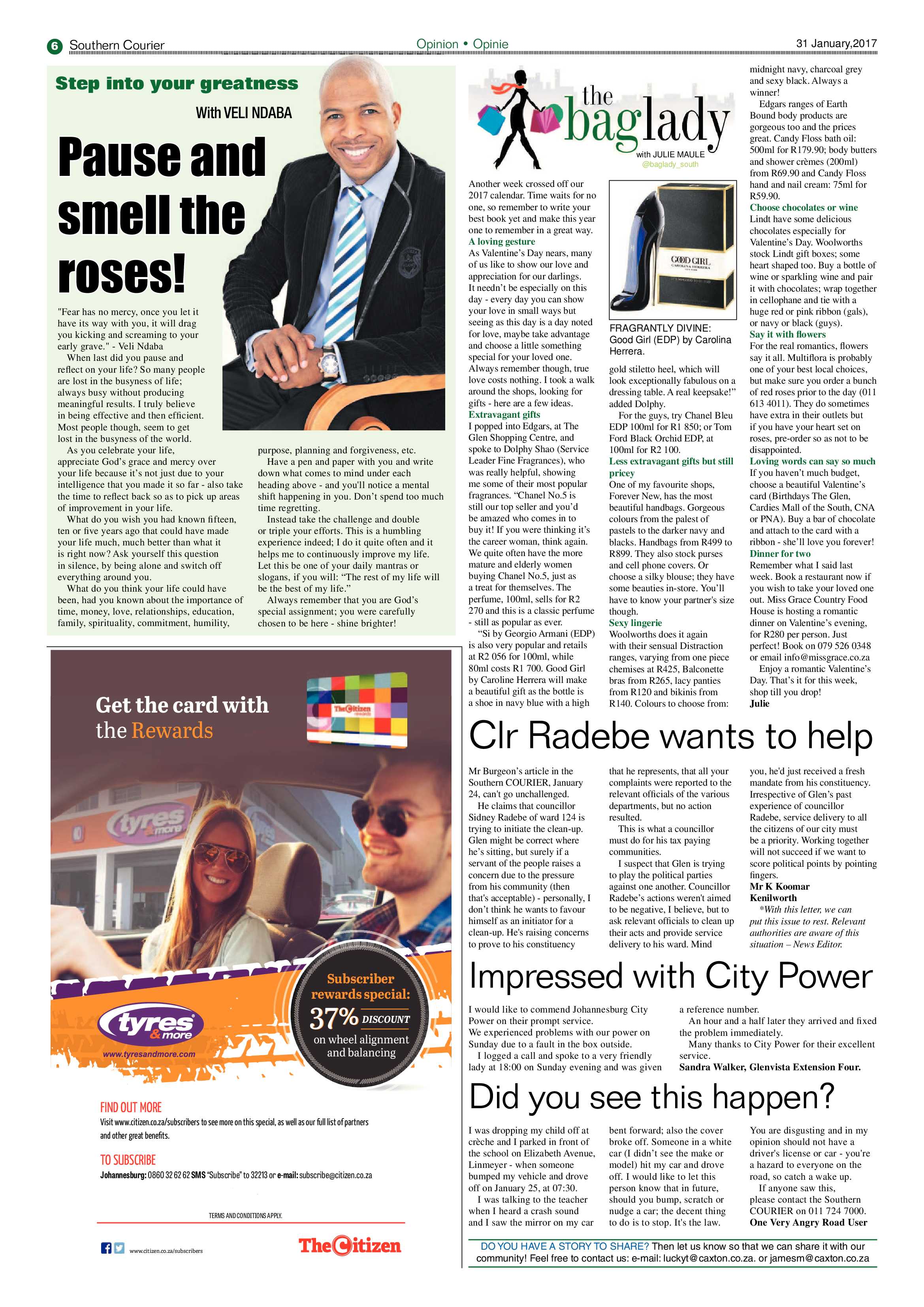 Southern Courier 31 January 2017 page 6