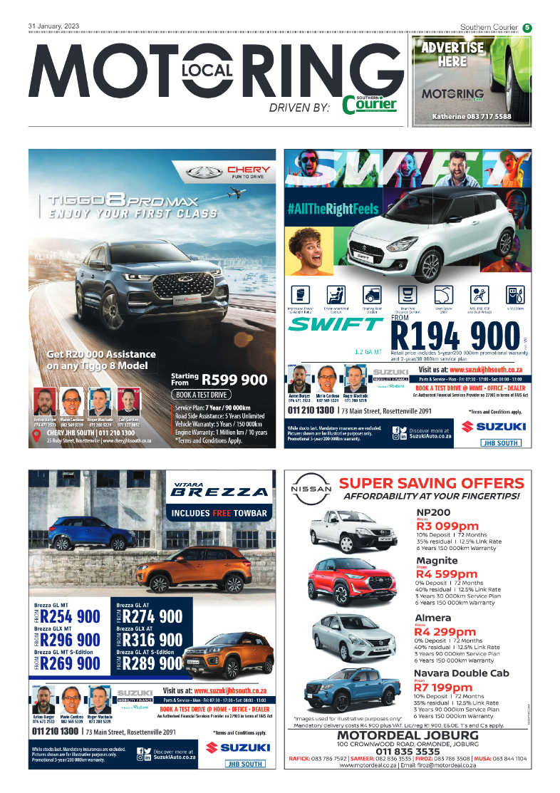 Southern Courier 31 January 2023 page 5