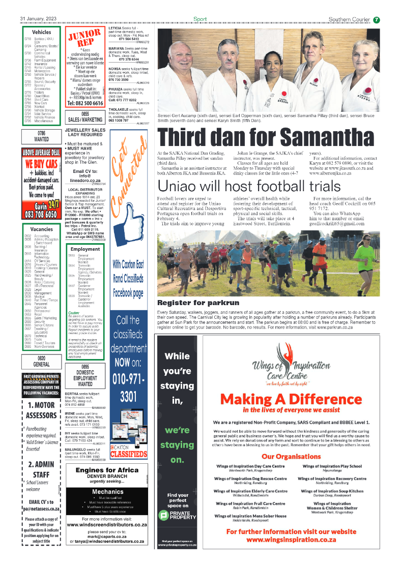 Southern Courier 31 January 2023 page 7