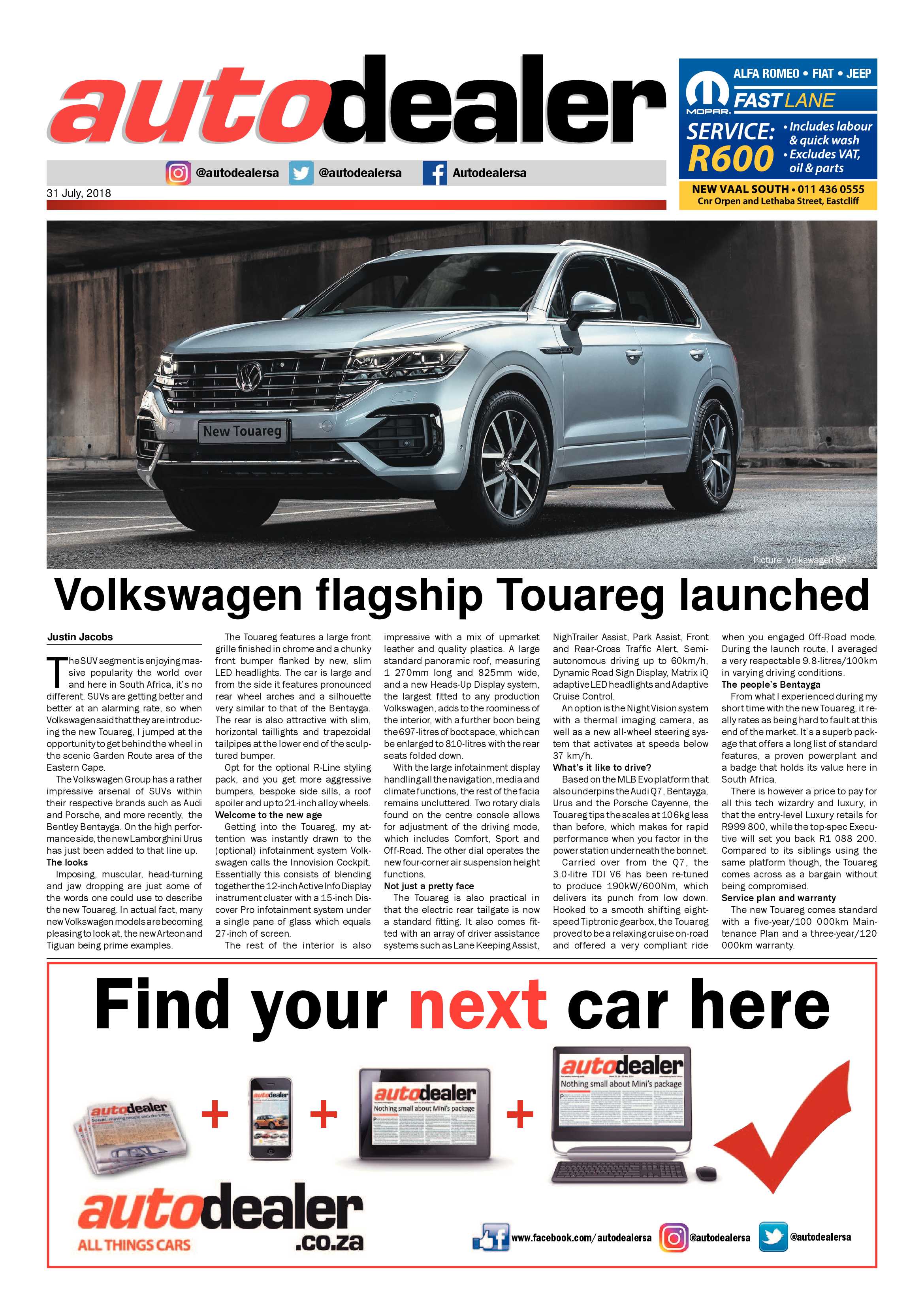 Southern Courier 31 July 2018 page 13