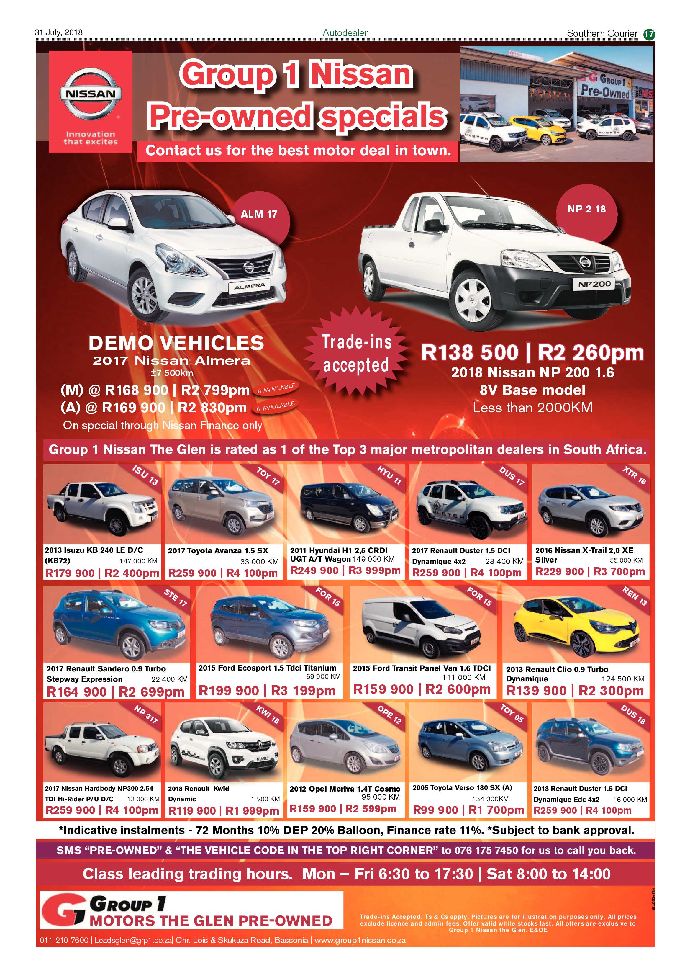 Southern Courier 31 July 2018 page 17