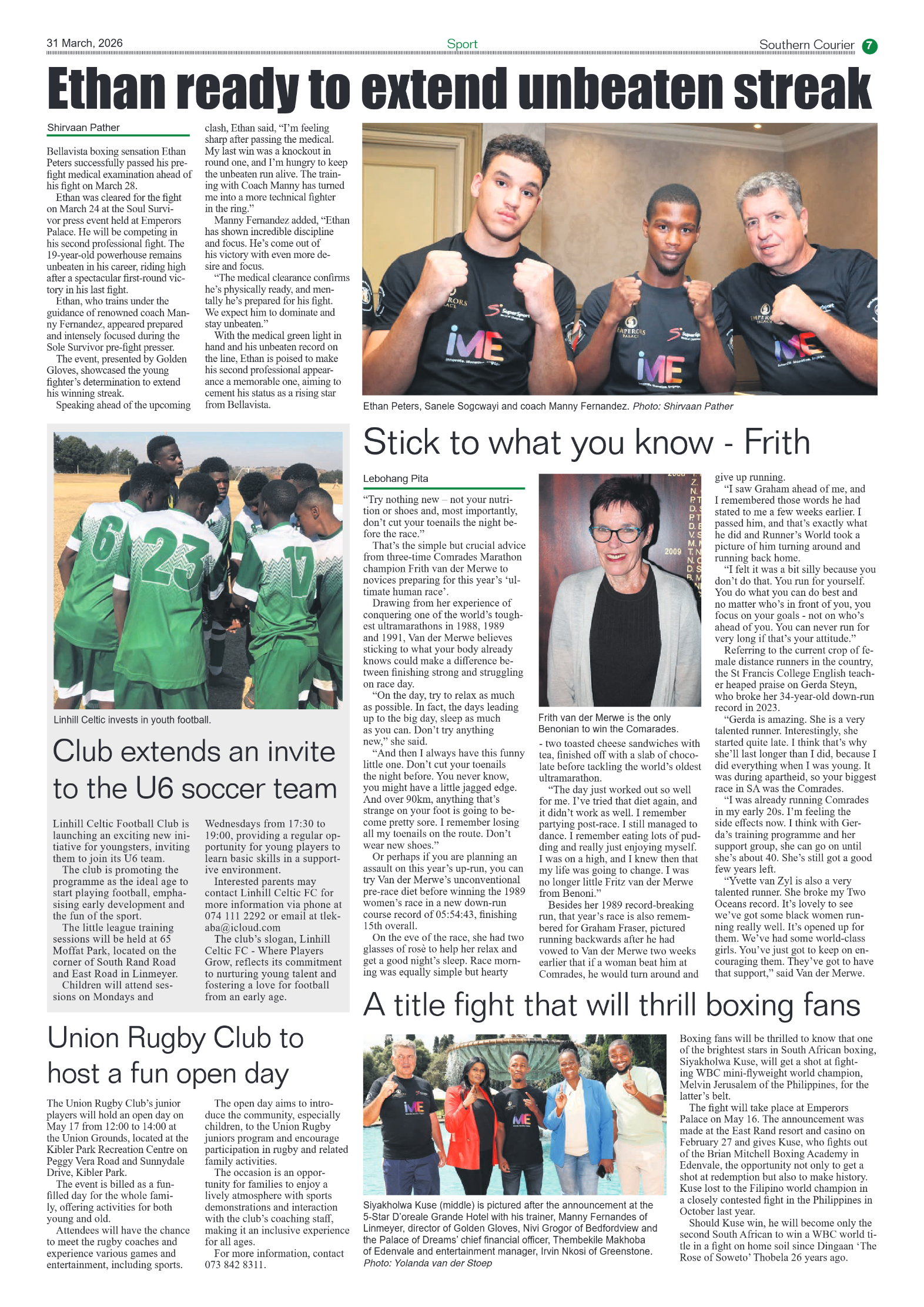 Southern Courier 31 March 2026 page 7