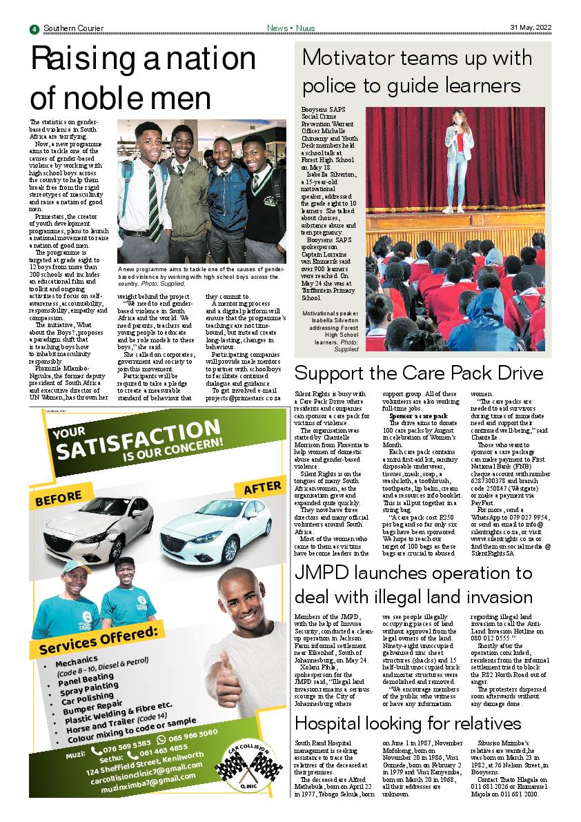 Southern Courier 31 May 2022 page 4
