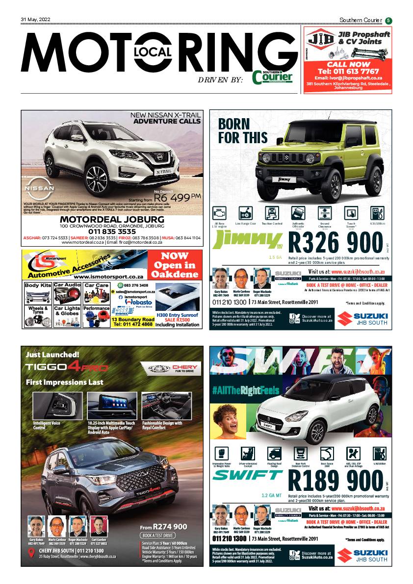 Southern Courier 31 May 2022 page 5